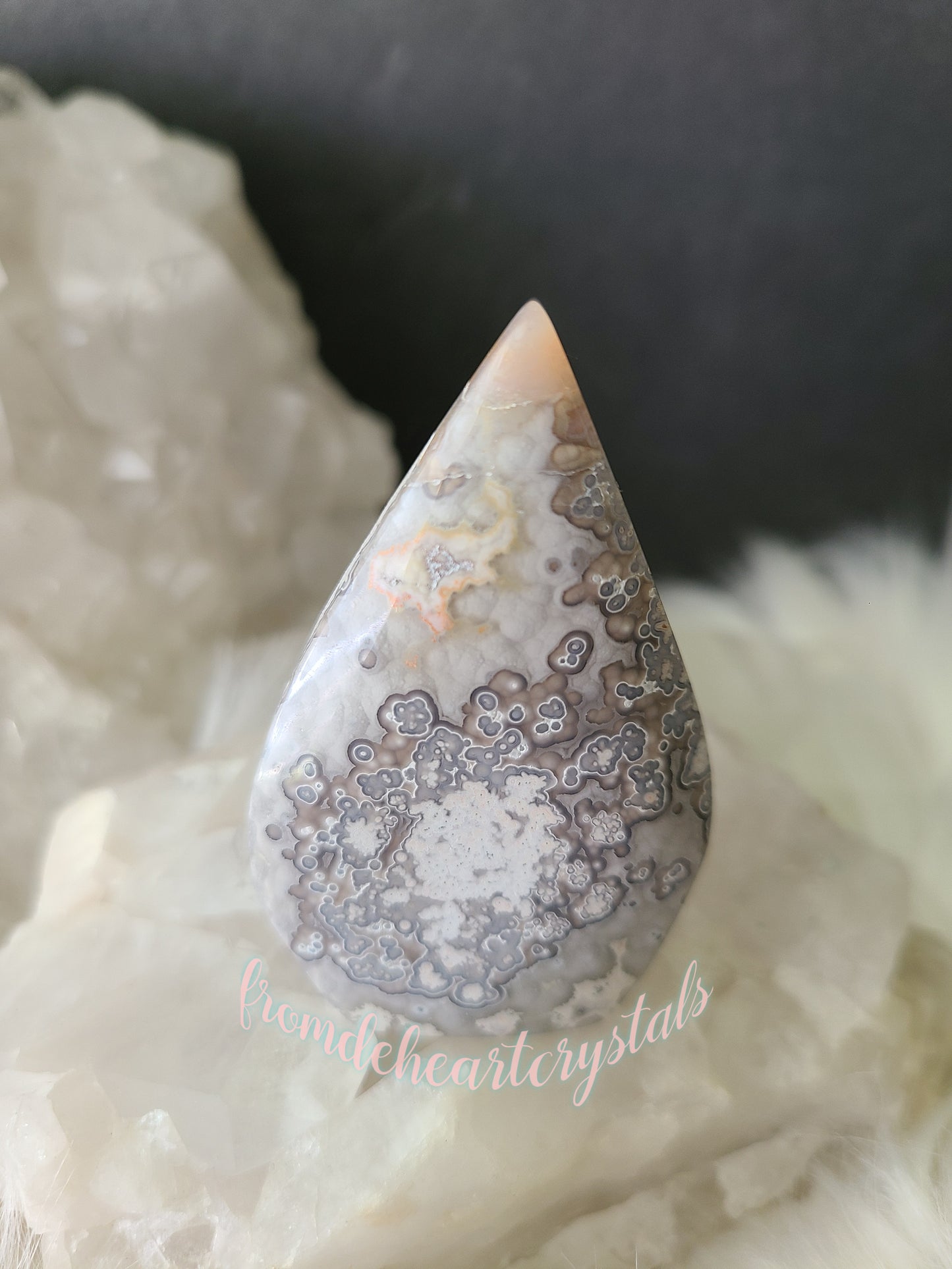 Mini Mexican Agate Flame (B)