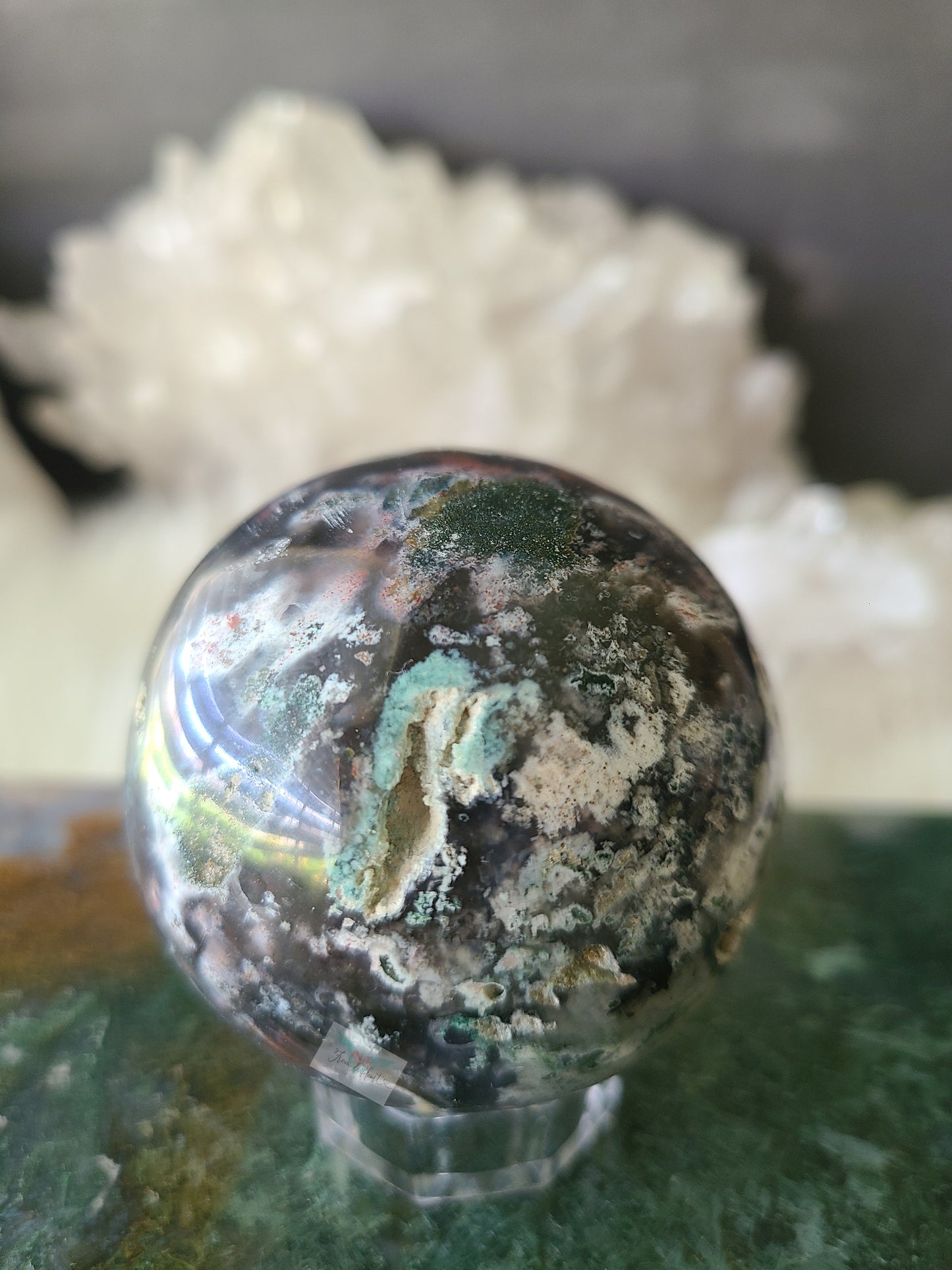 Cosmic Ocean Jasper Sphere