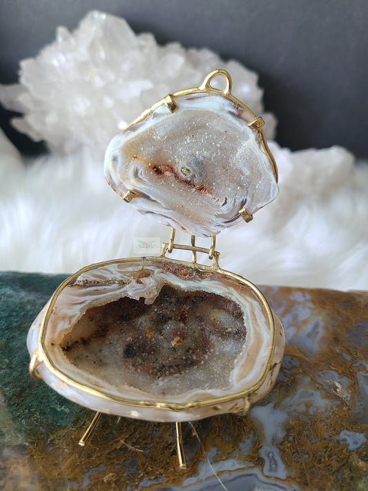 Druzy Agate Jewelry Box (B)