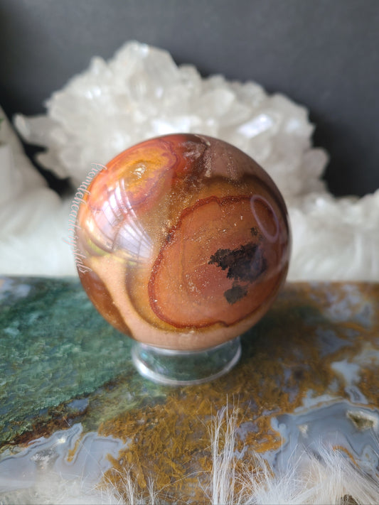 Large Polychrome Jasper Sphere (Sale)