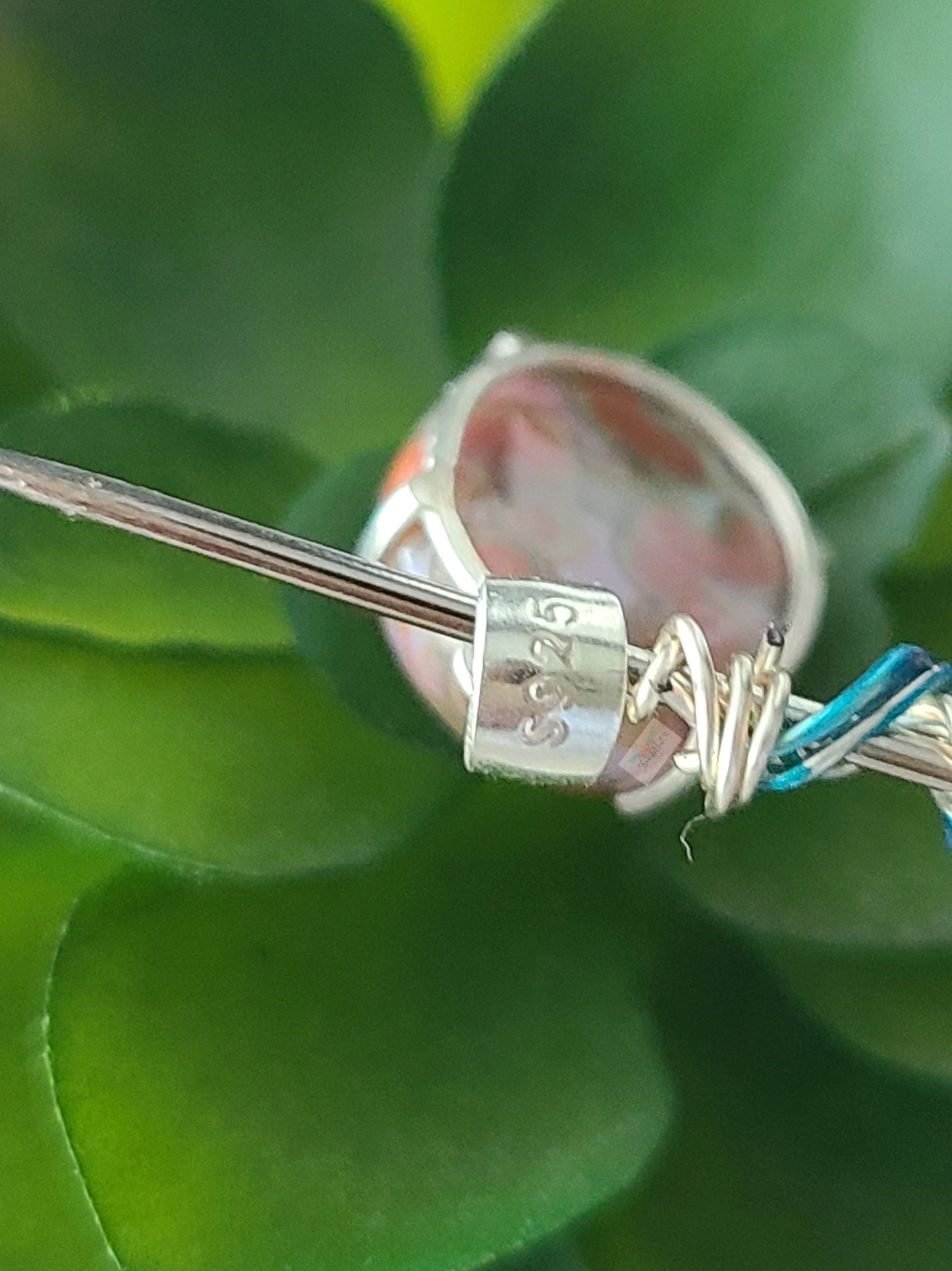 Ocean Jasper 925 Silver Pendant (B)