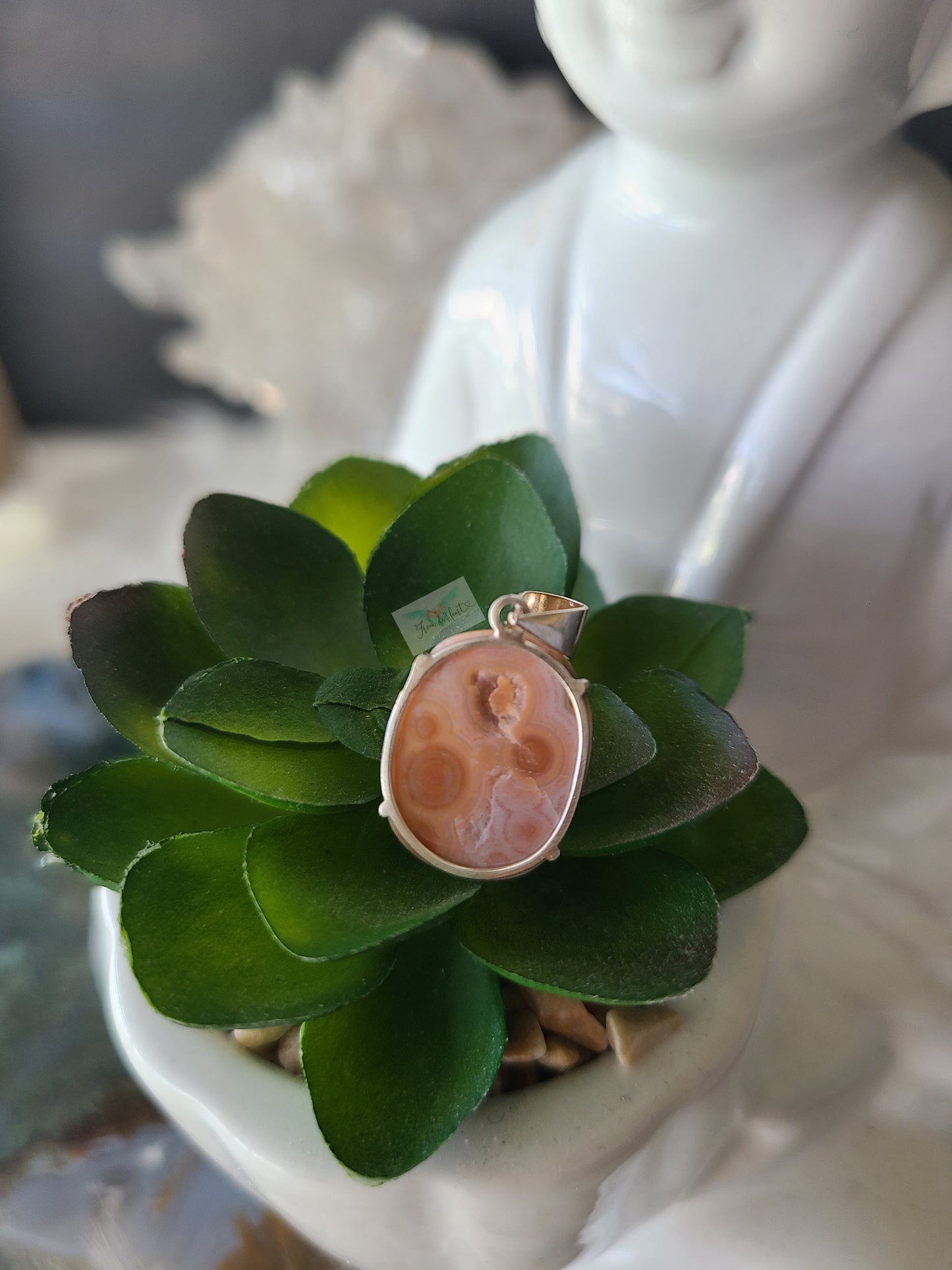 Ocean Jasper 925 Silver Pendant