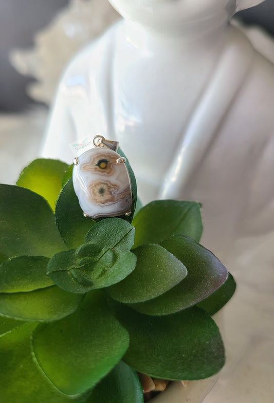 Ocean Jasper 925 Silver Pendant (C)