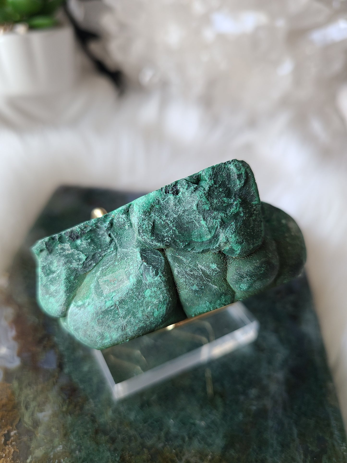 Semi-Polished Malachite Freeform (B)