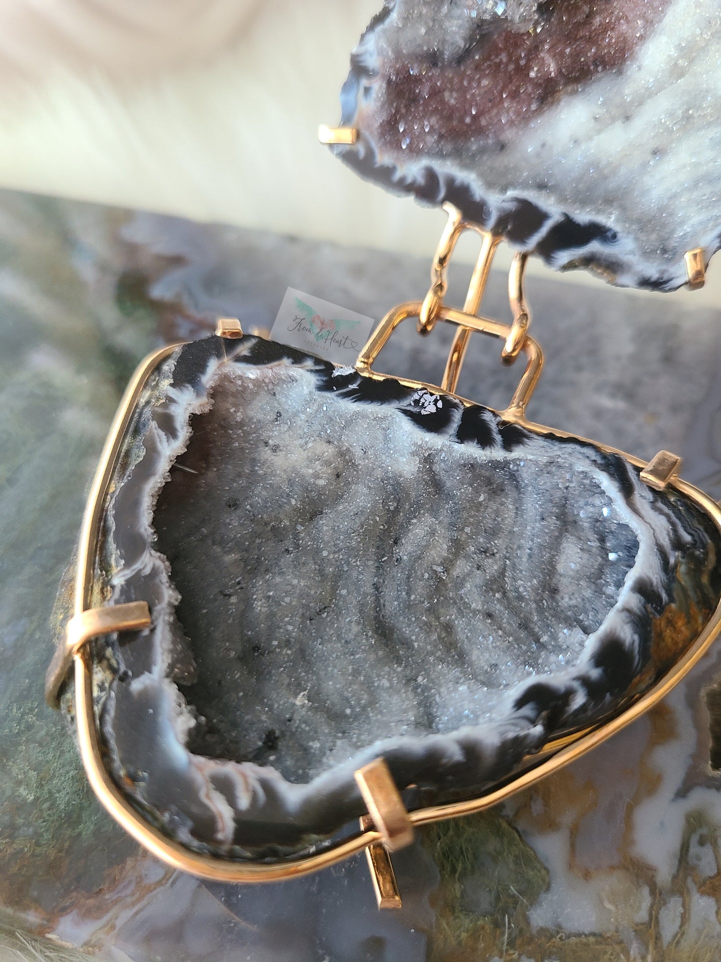 Chalcedony Agate Jewelry Box (B)