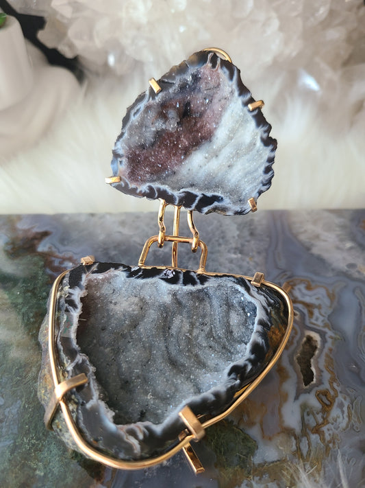 Chalcedony Agate Jewelry Box (B)