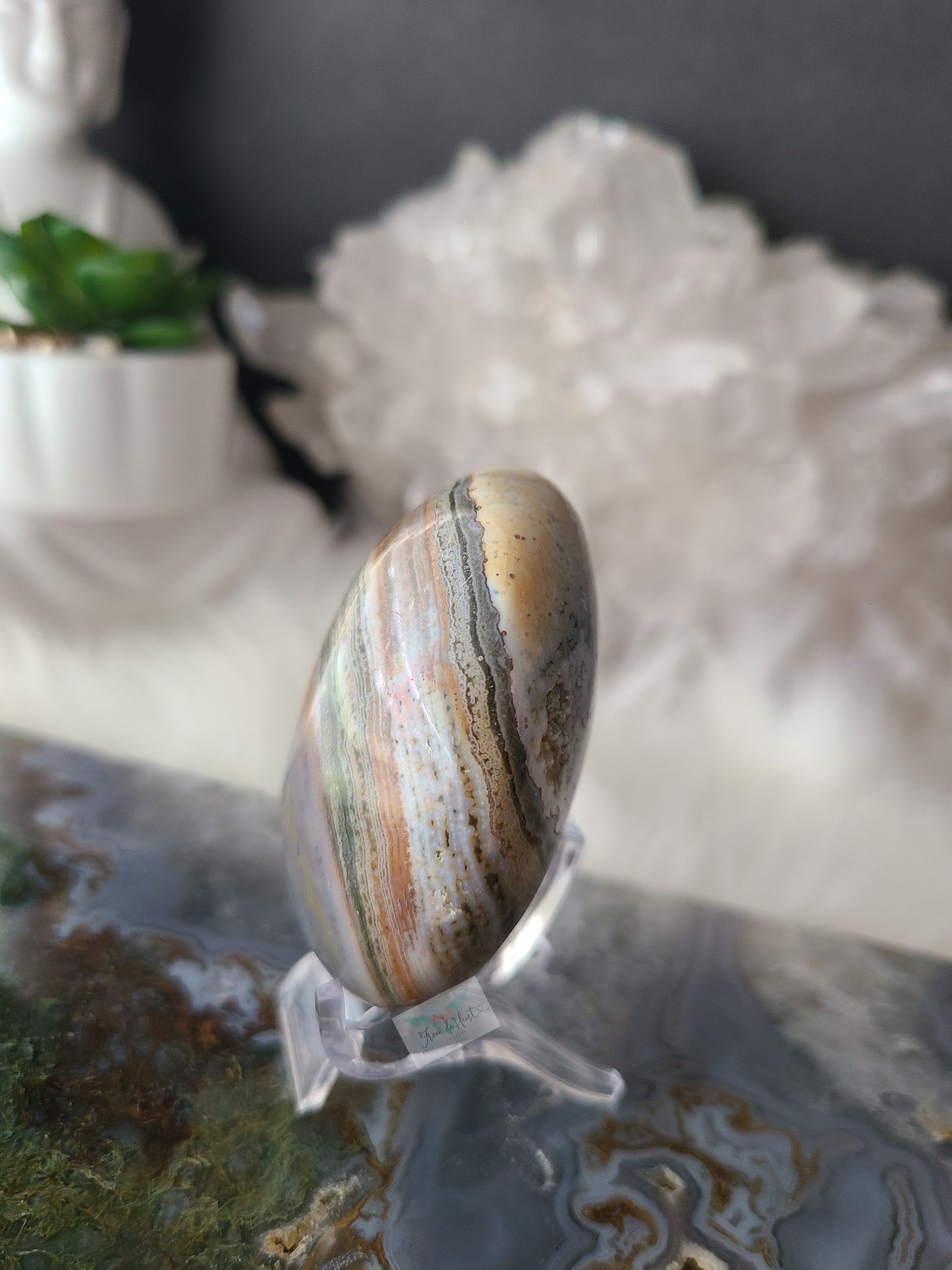 Ocean Jasper Palmstone