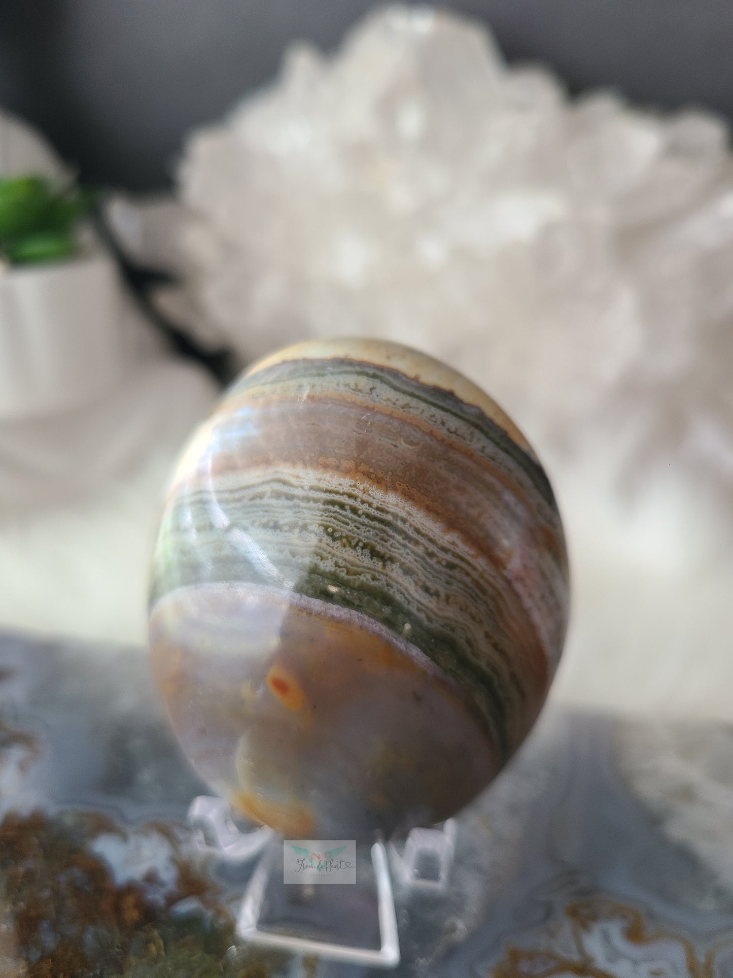 Ocean Jasper Palmstone