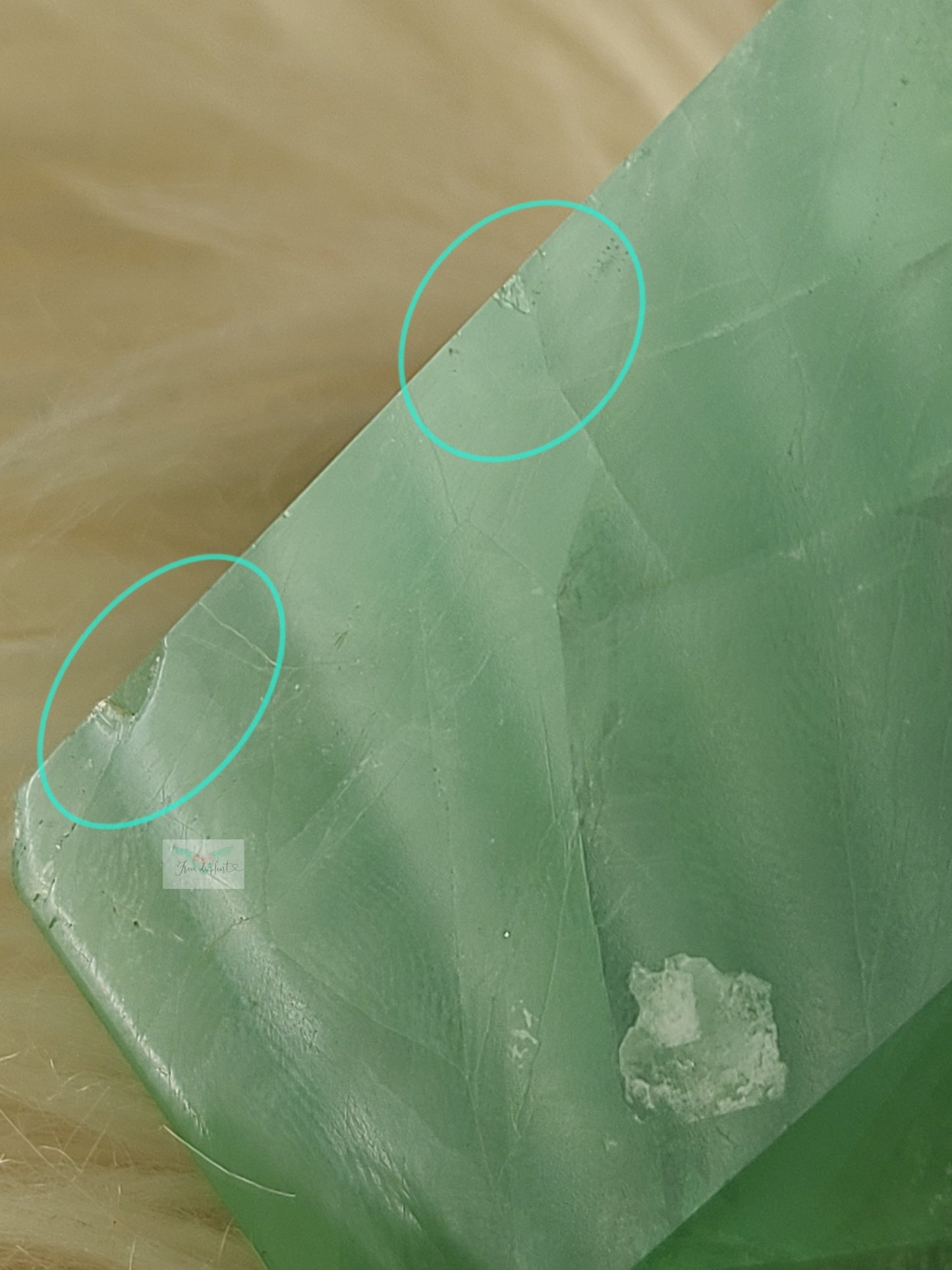 Green and Yellow Fluorite Tower