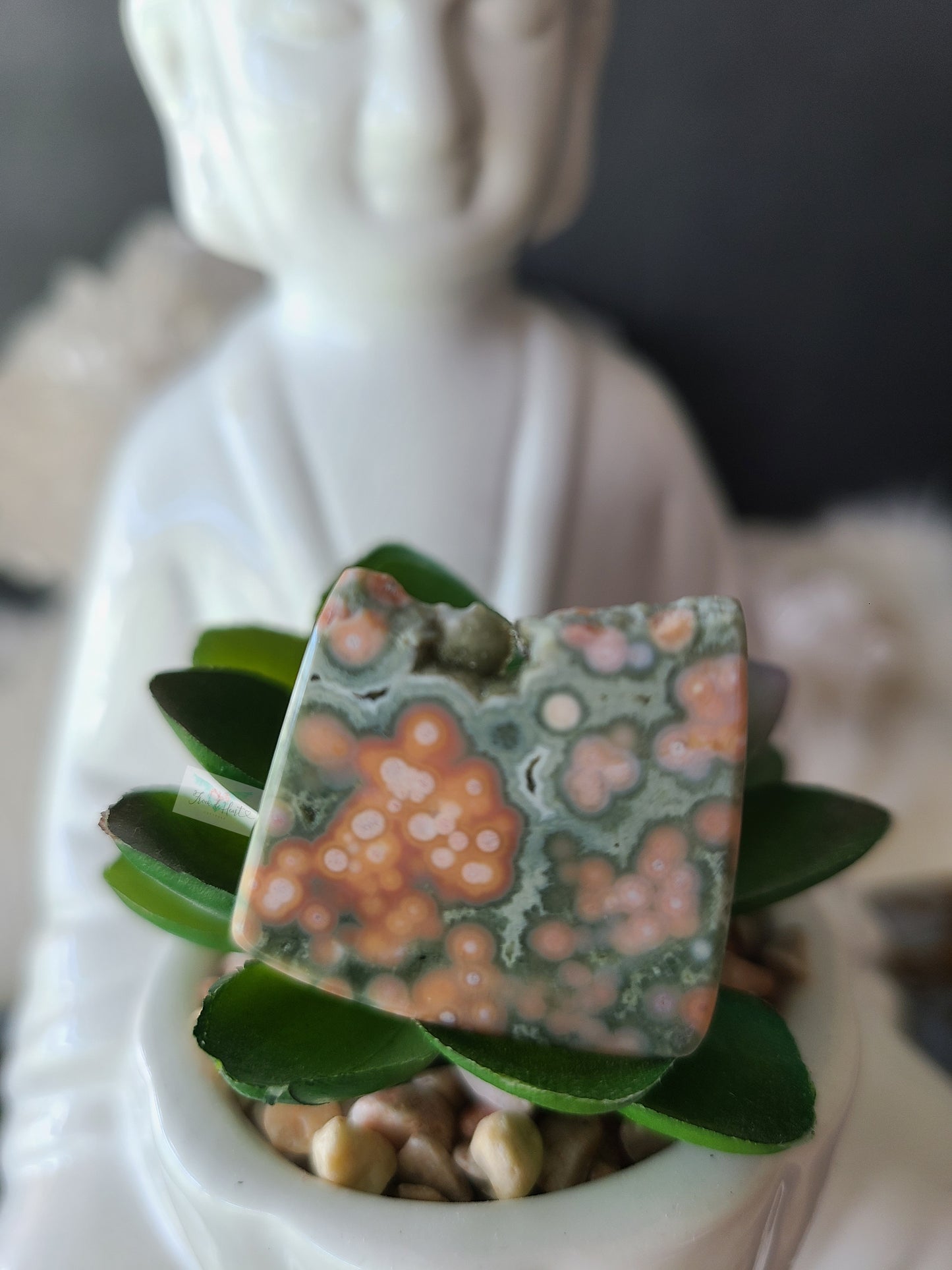 Ocean Jasper Pocket Stone