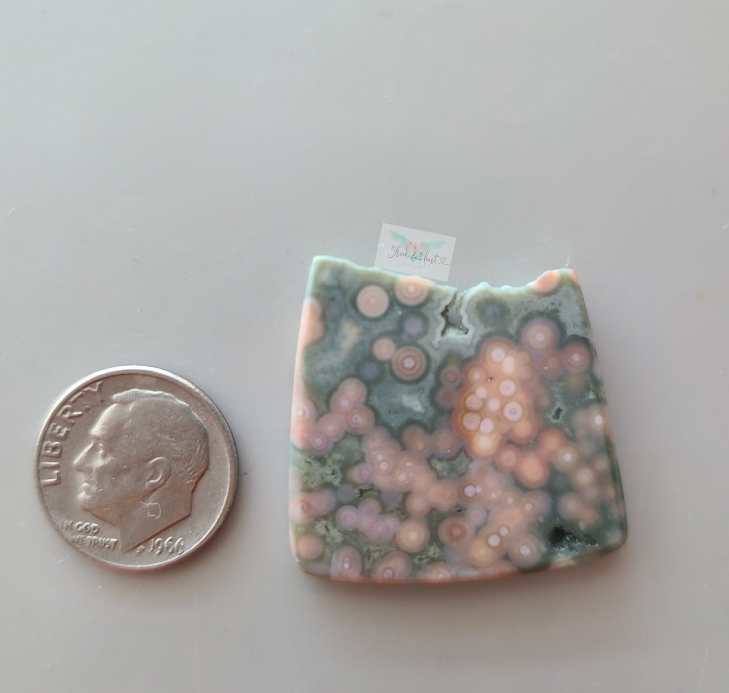 Ocean Jasper Pocket Stone