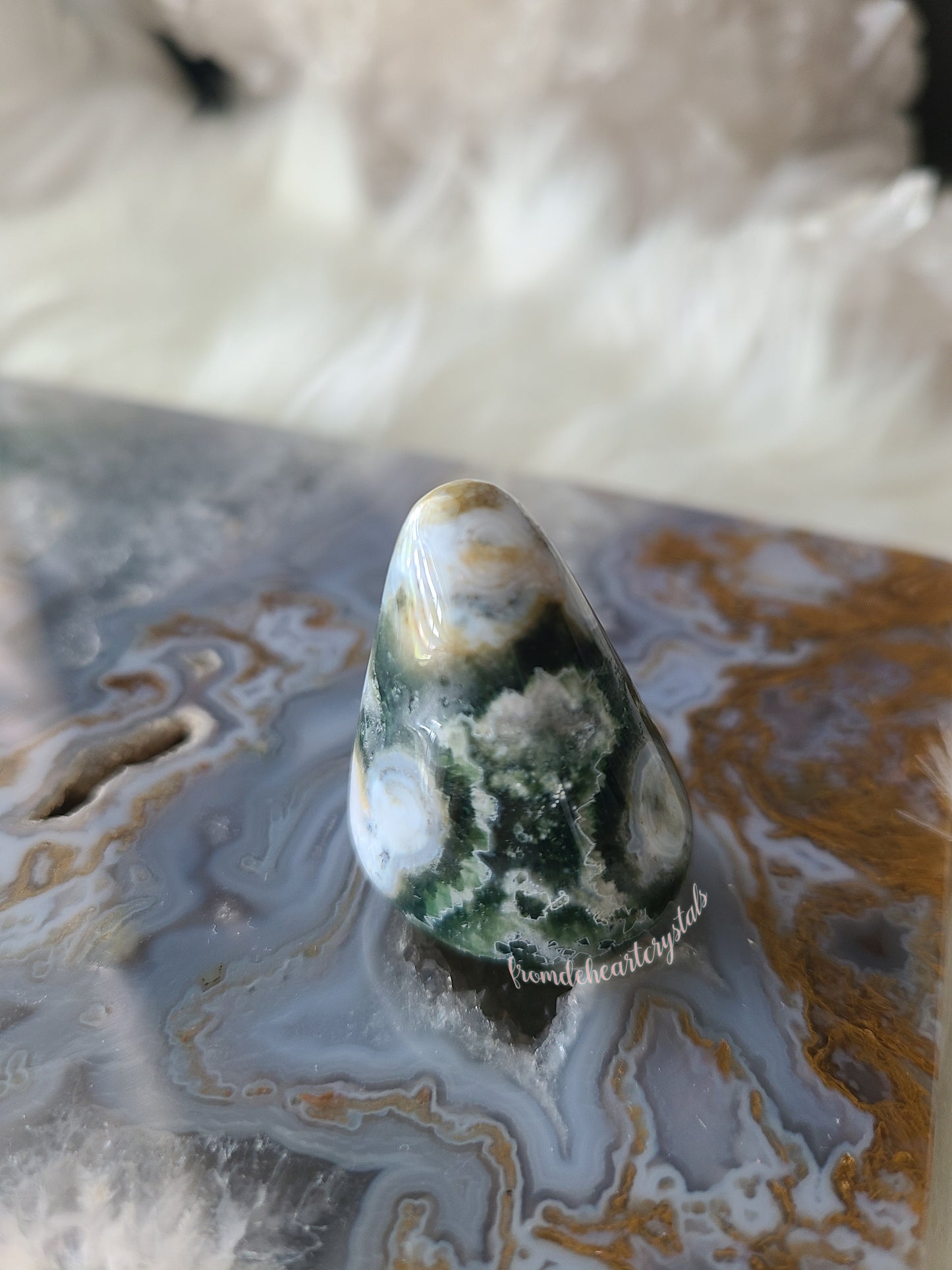 Ocean Jasper Pocket Stone