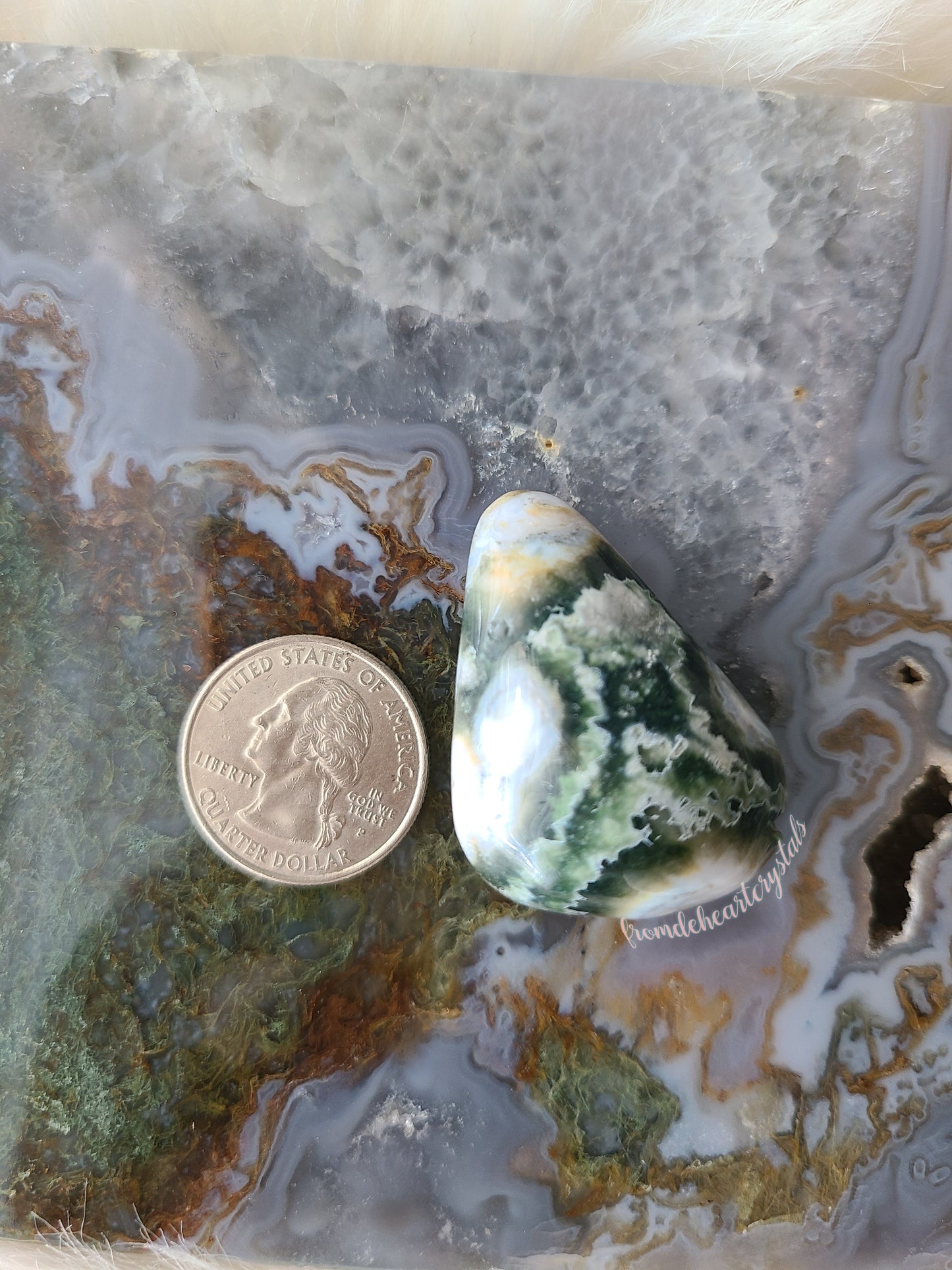 Ocean Jasper Pocket Stone
