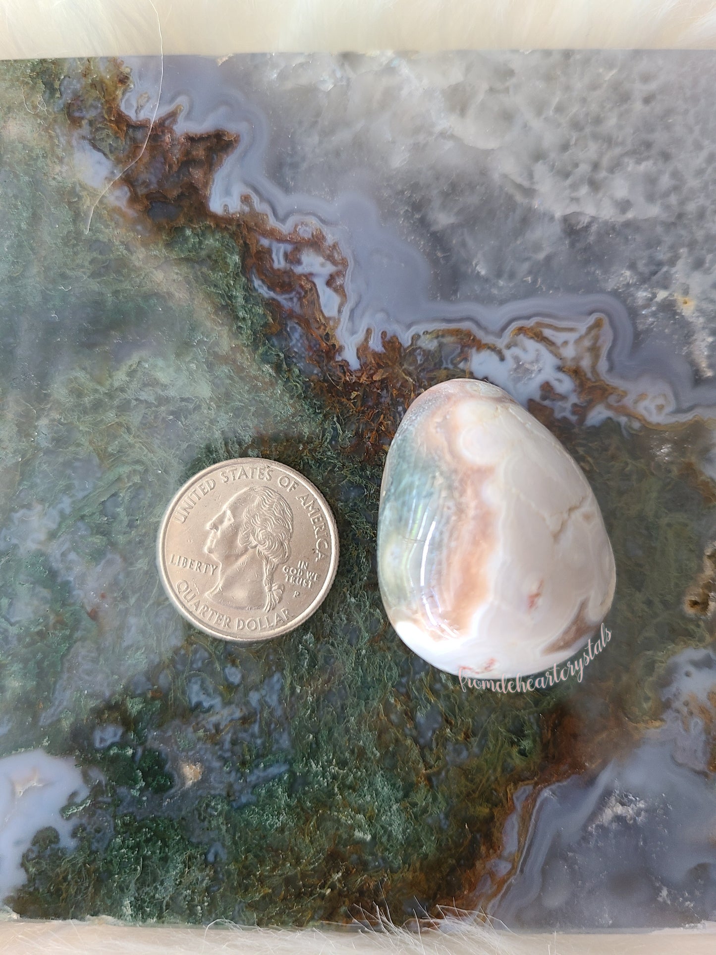 Ocean Jasper Pocket Stone