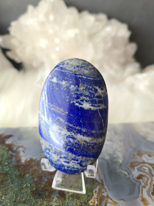 Lapis Lazuli Pyrite Palm stone