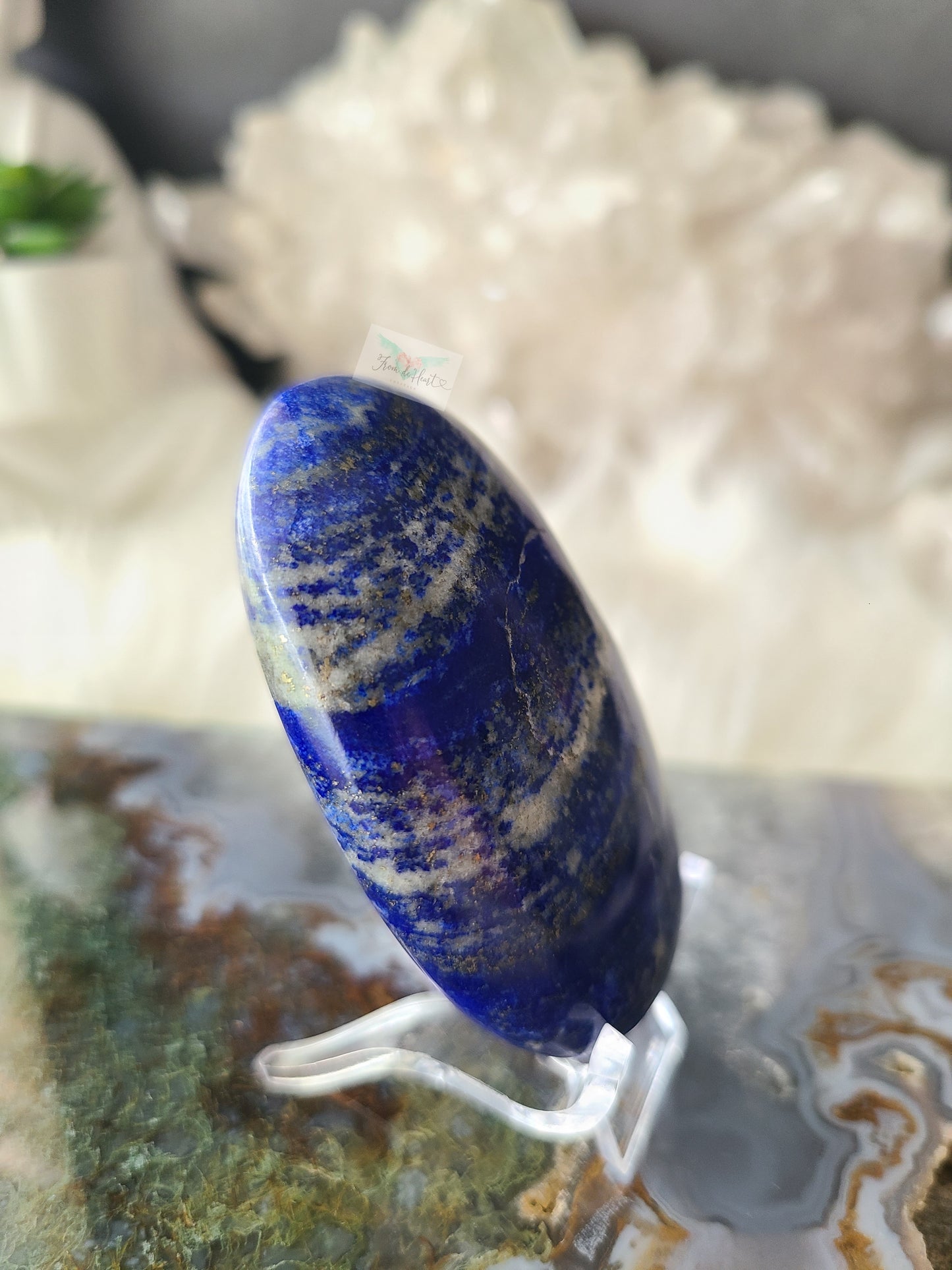 Lapis Lazuli Pyrite Palm stone