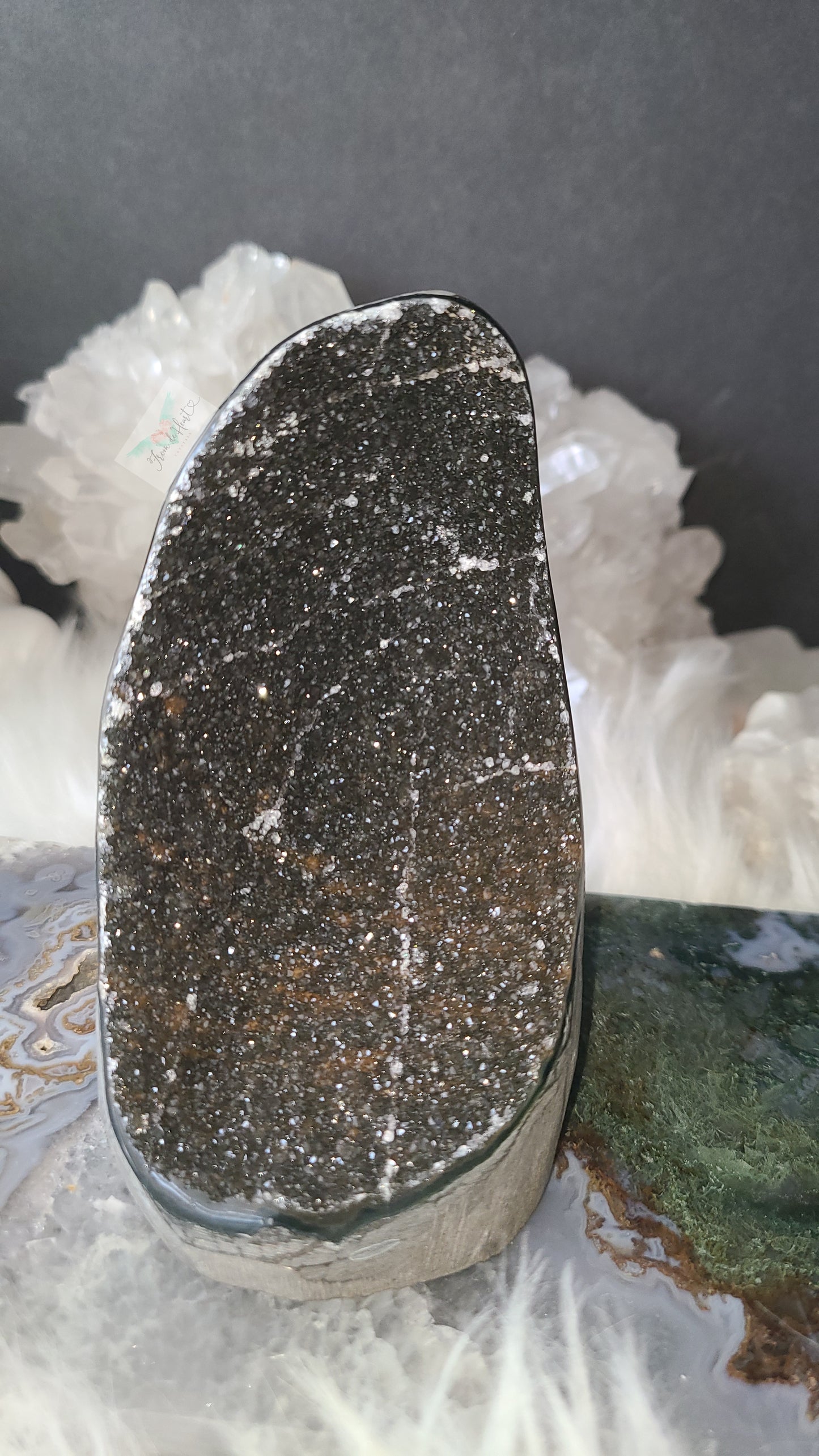 Black Amethyst Cut base