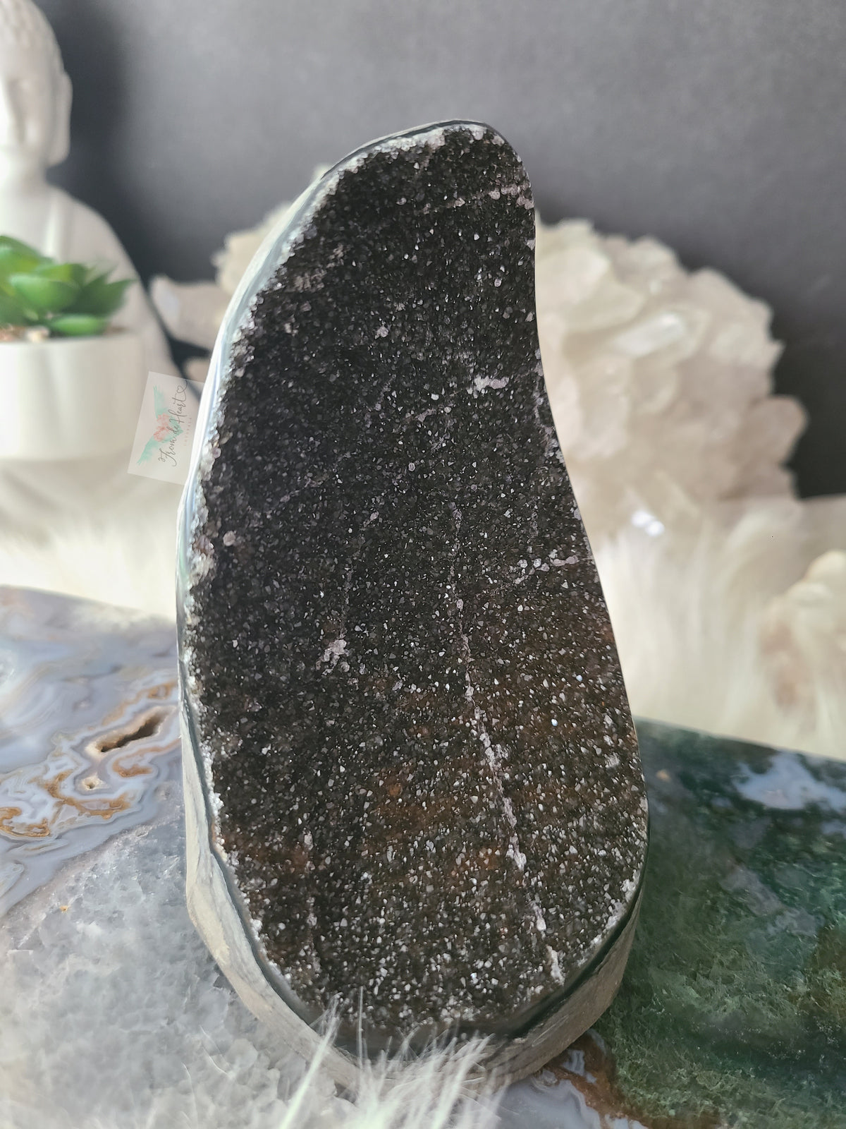 Black Amethyst Cut base