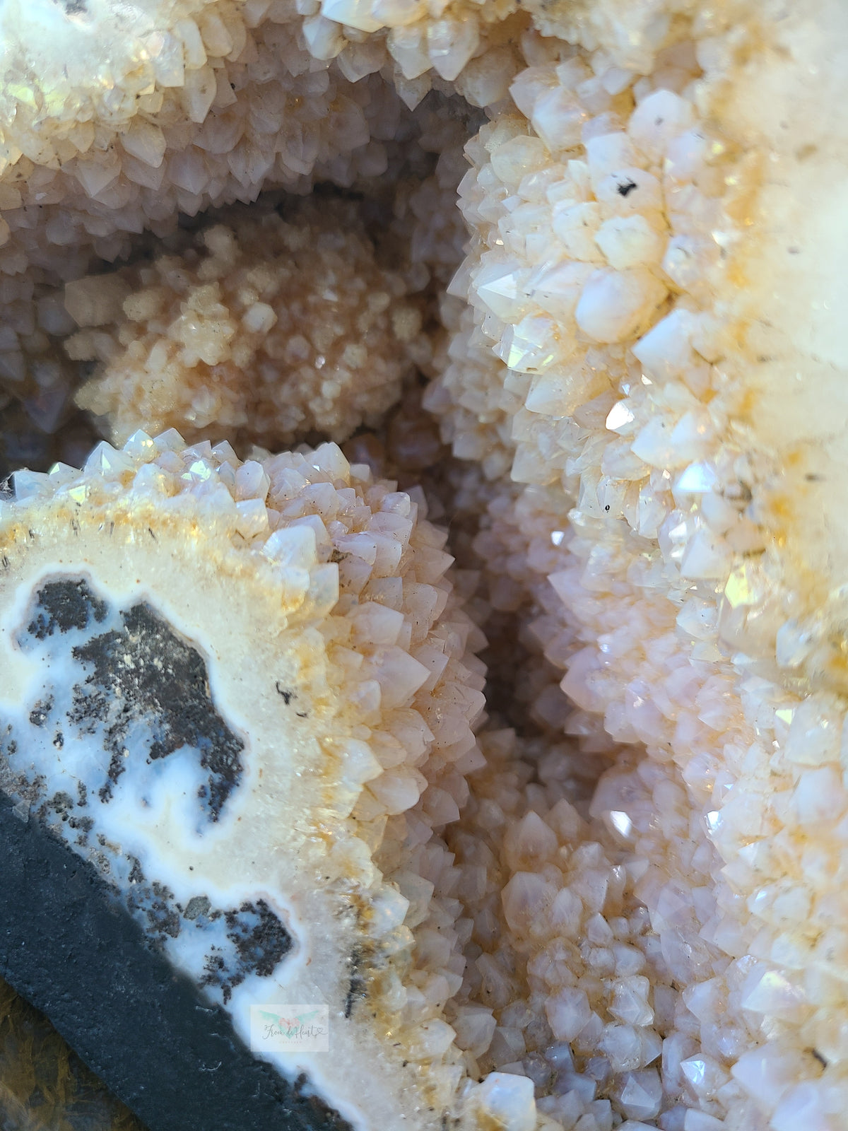Amethyst Citrine Geode Cut base