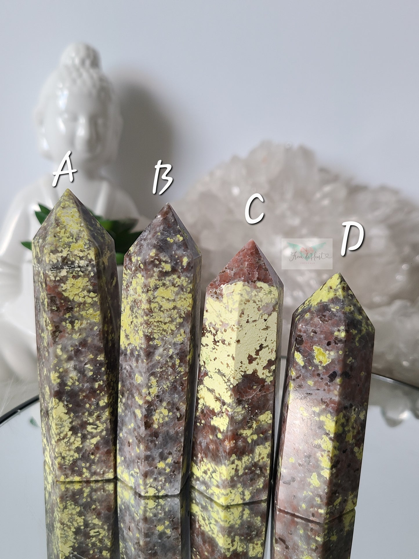Serpentine, Red Aventurine, Mica Tower (B) Rare Find (SALE)