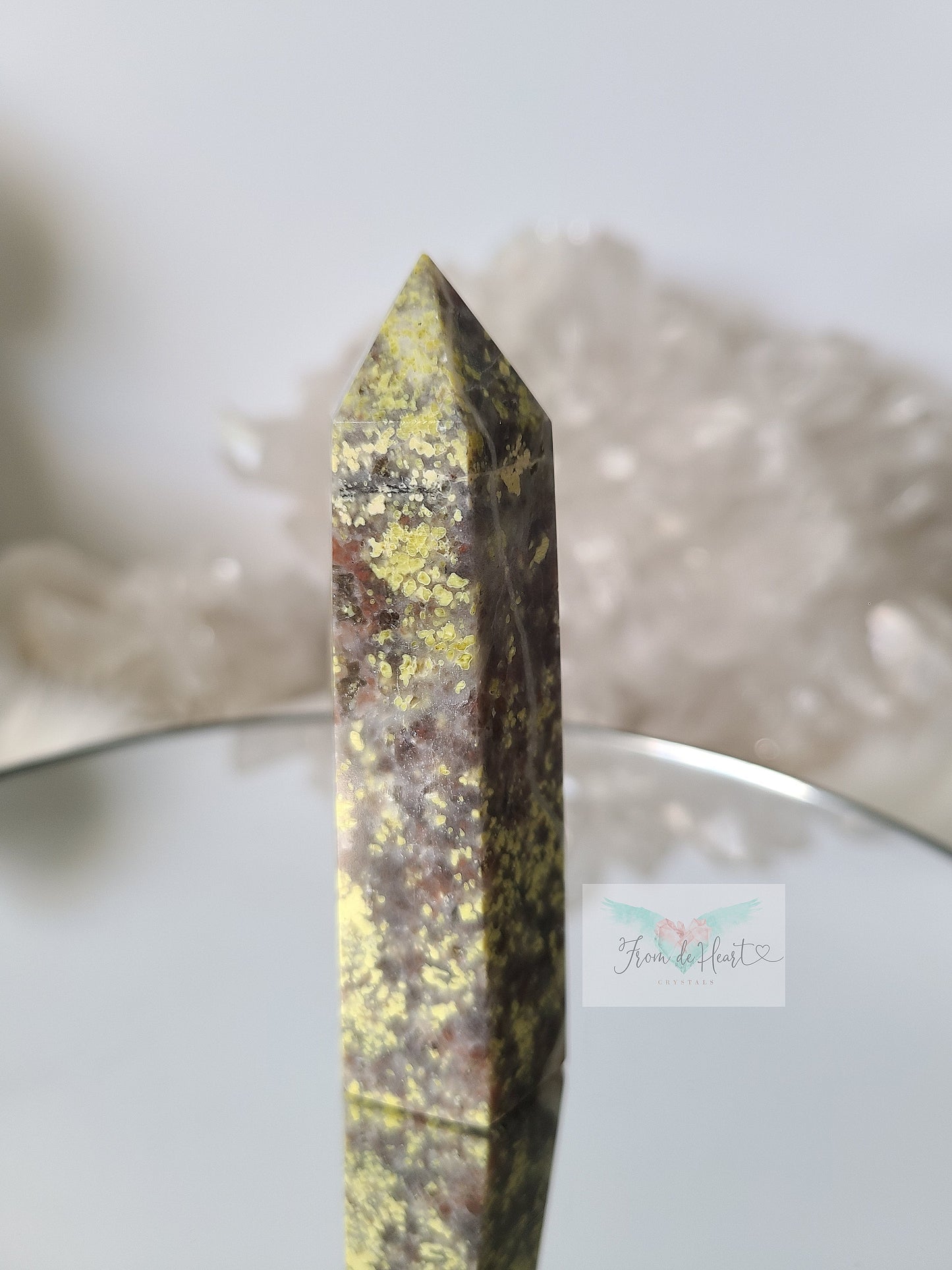 Serpentine, Red Aventurine, Mica Tower (A) Rare Find (SALE)