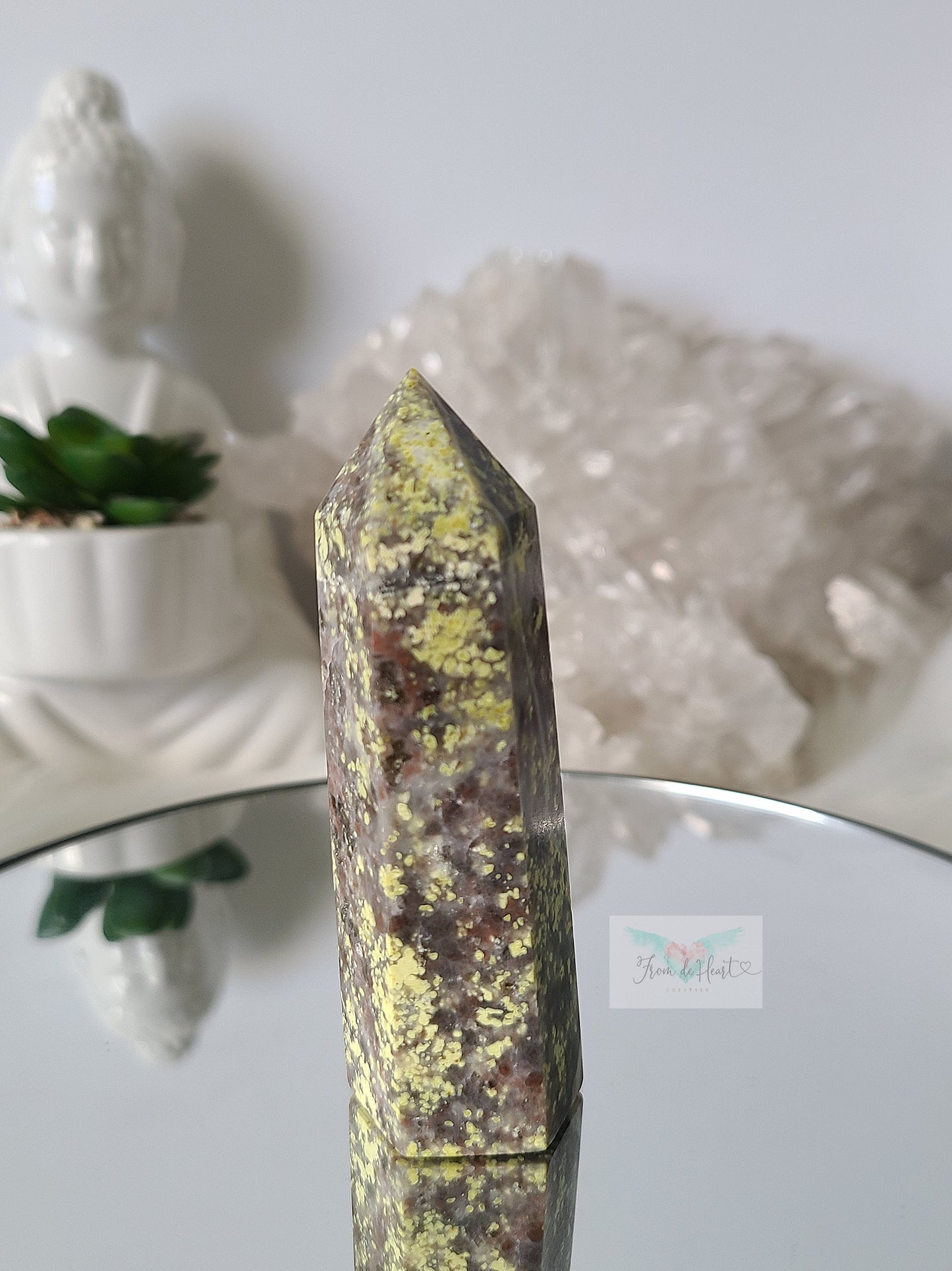 Serpentine, Red Aventurine, Mica Tower (A) Rare Find (SALE)