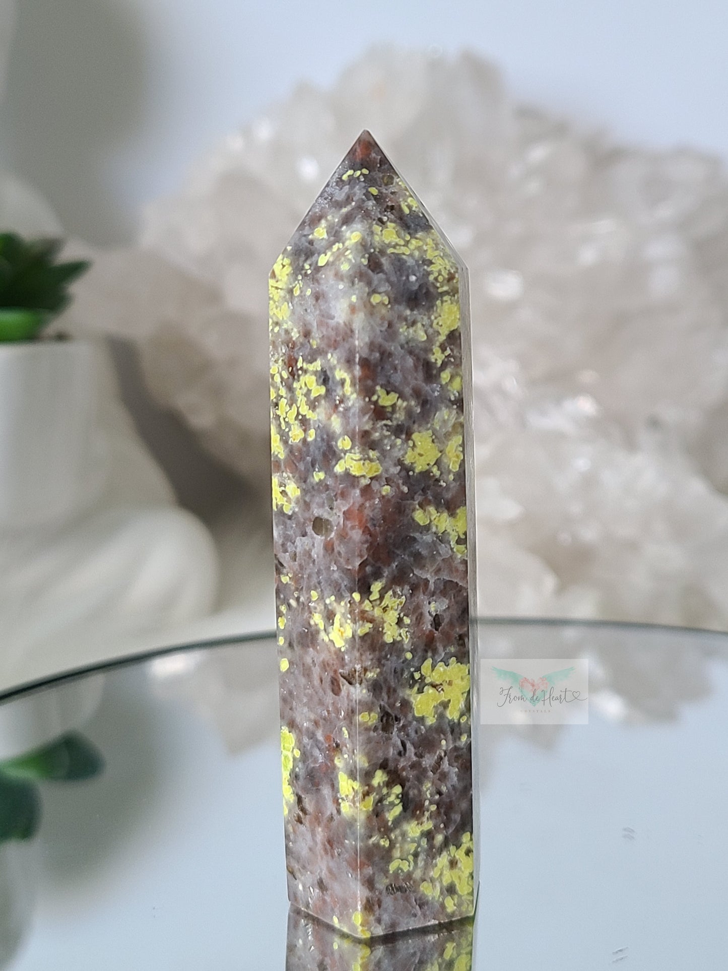 Serpentine, Red Aventurine, Mica Tower (B) Rare Find (SALE)