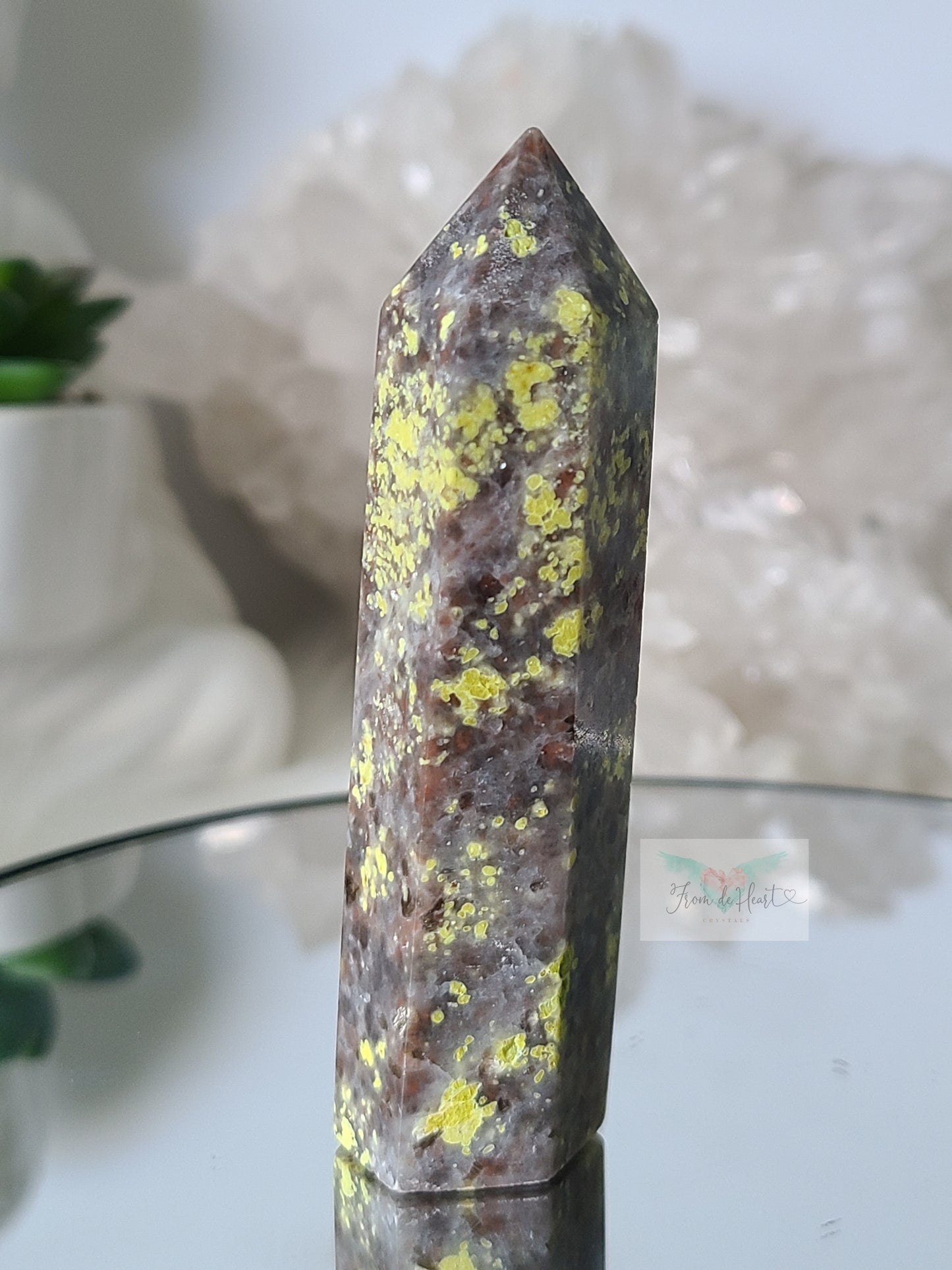 Serpentine, Red Aventurine, Mica Tower (B) Rare Find (SALE)
