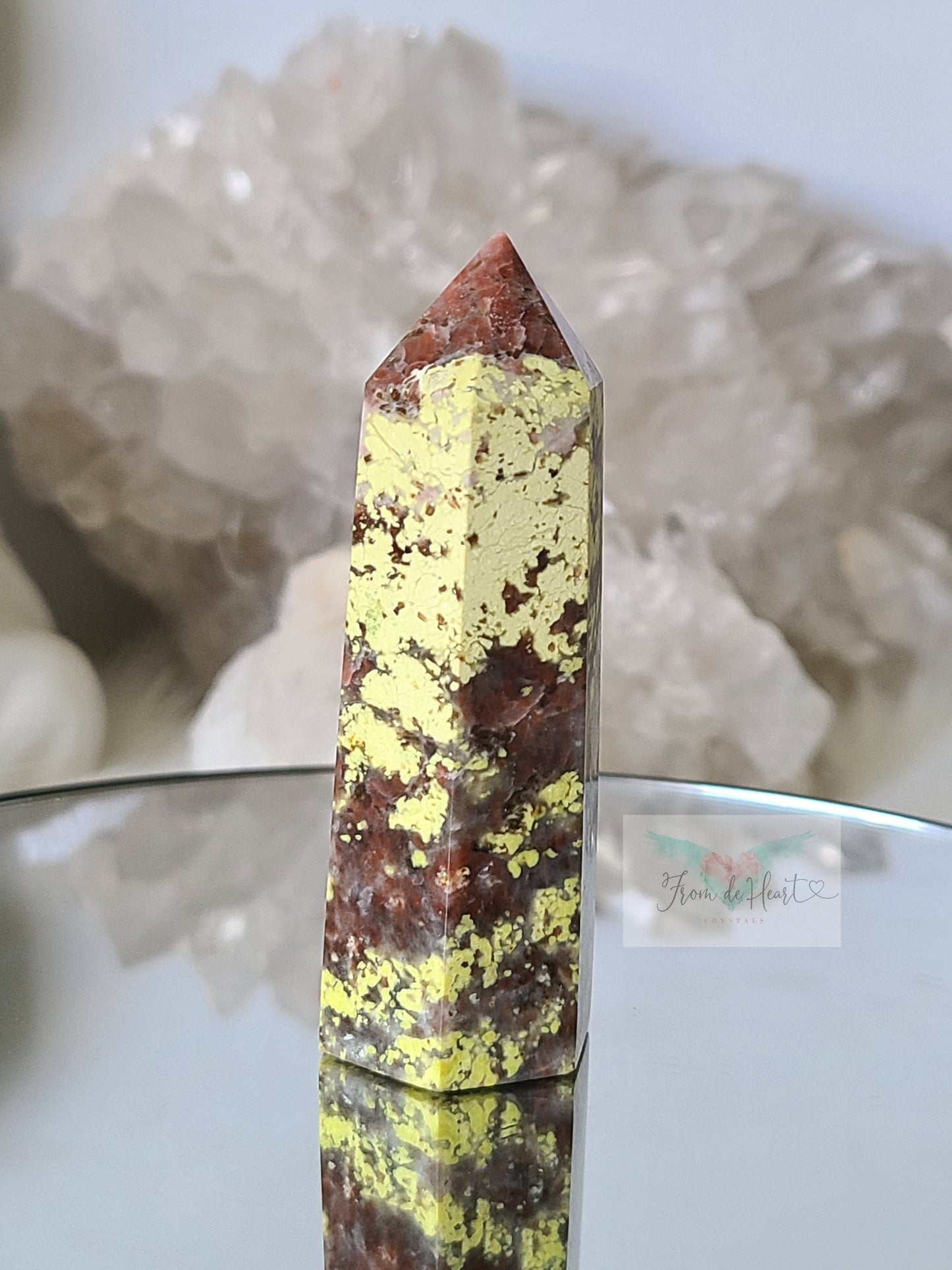 Serpentine, Red Aventurine, Mica Tower (C) Rare Find (SALE)
