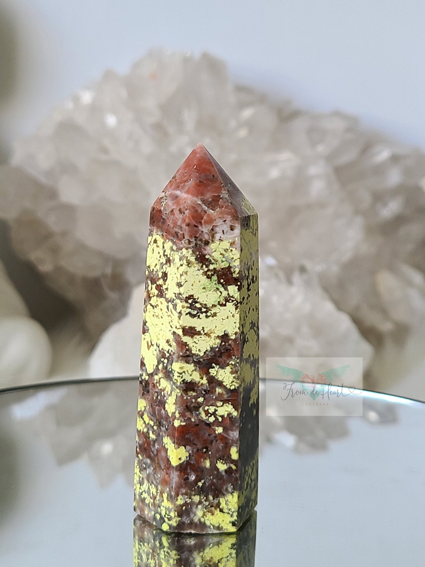 Serpentine, Red Aventurine, Mica Tower (C) Rare Find (SALE)
