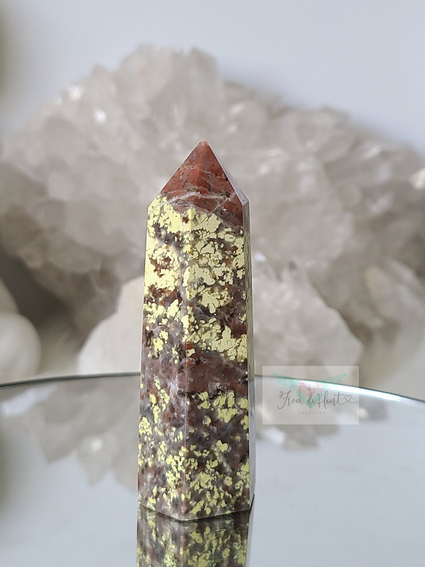 Serpentine, Red Aventurine, Mica Tower (C) Rare Find (SALE)