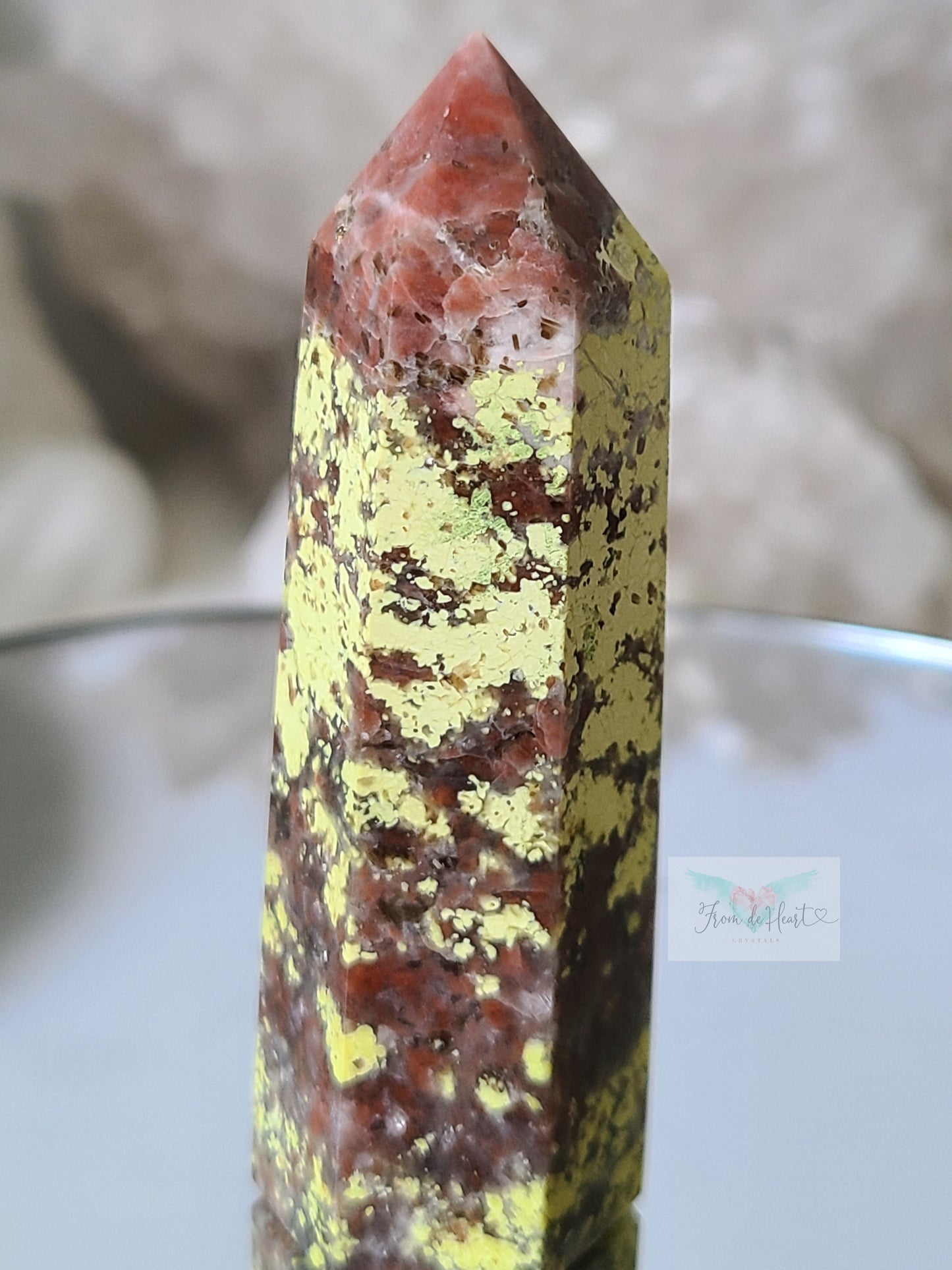 Serpentine, Red Aventurine, Mica Tower (C) Rare Find (SALE)