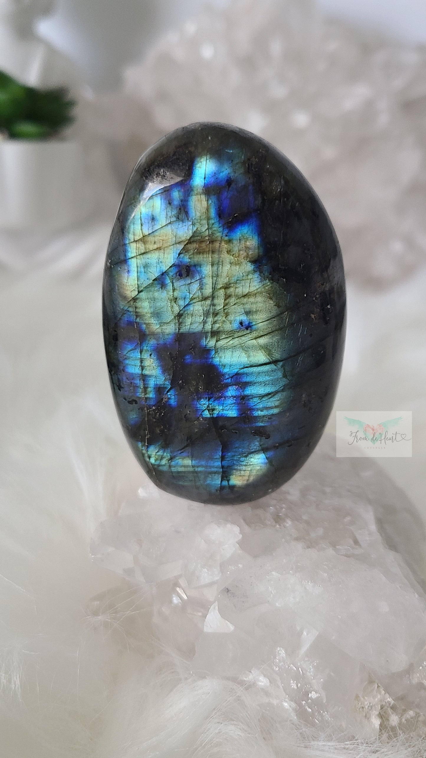 Blue Labradorite Palmstone