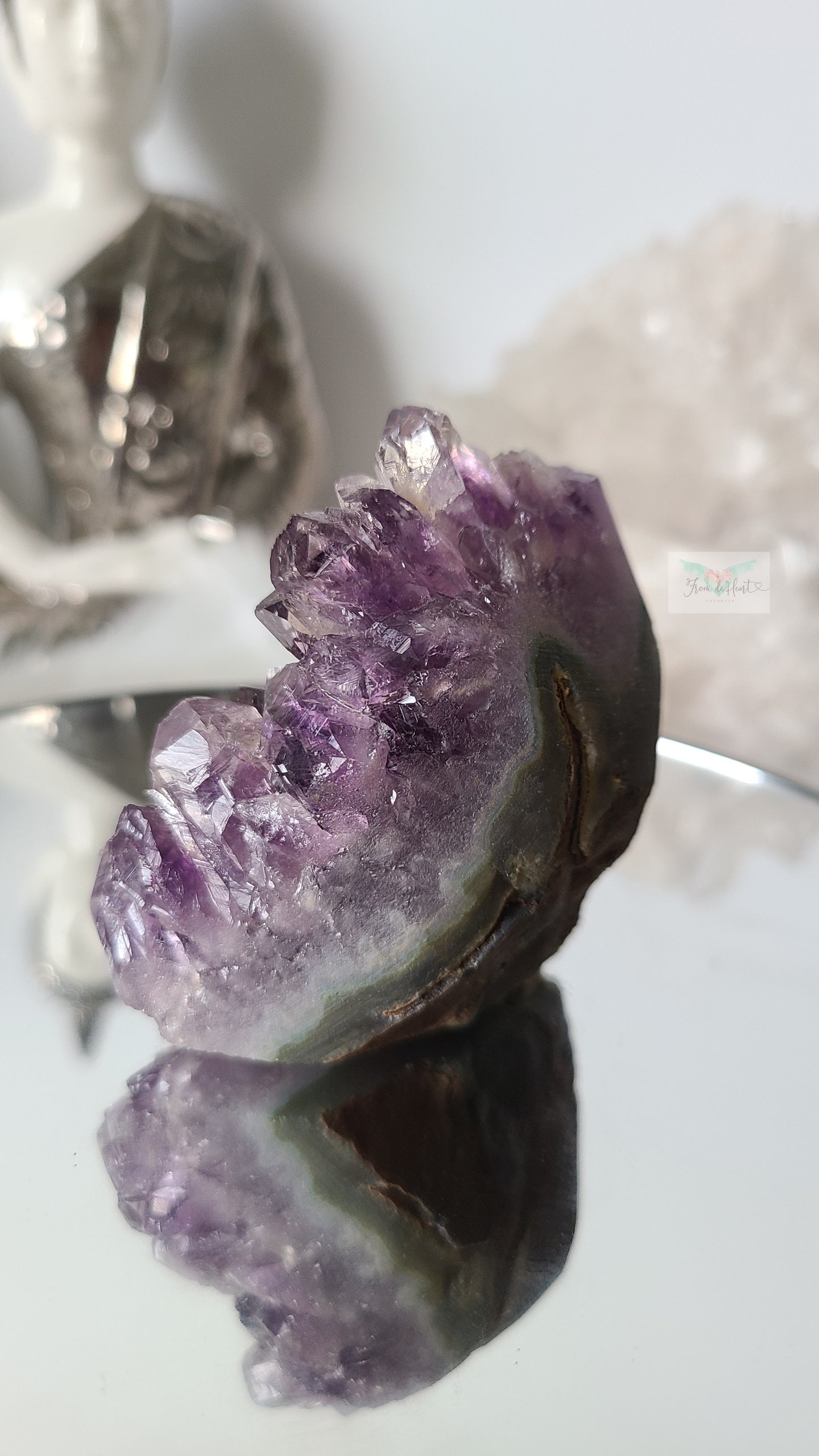 Cutbase Amethyst Cluster