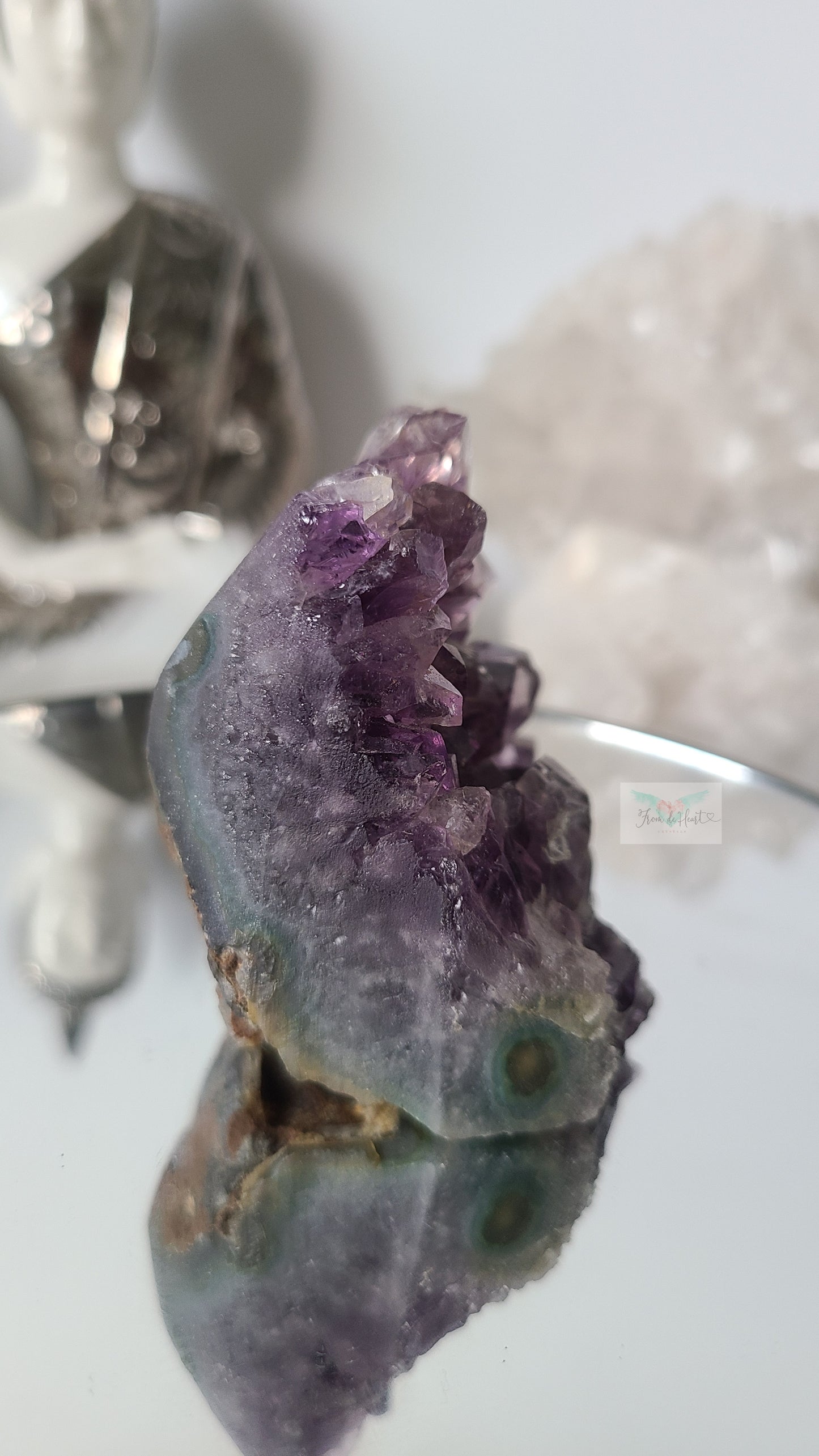 Cutbase Amethyst Cluster