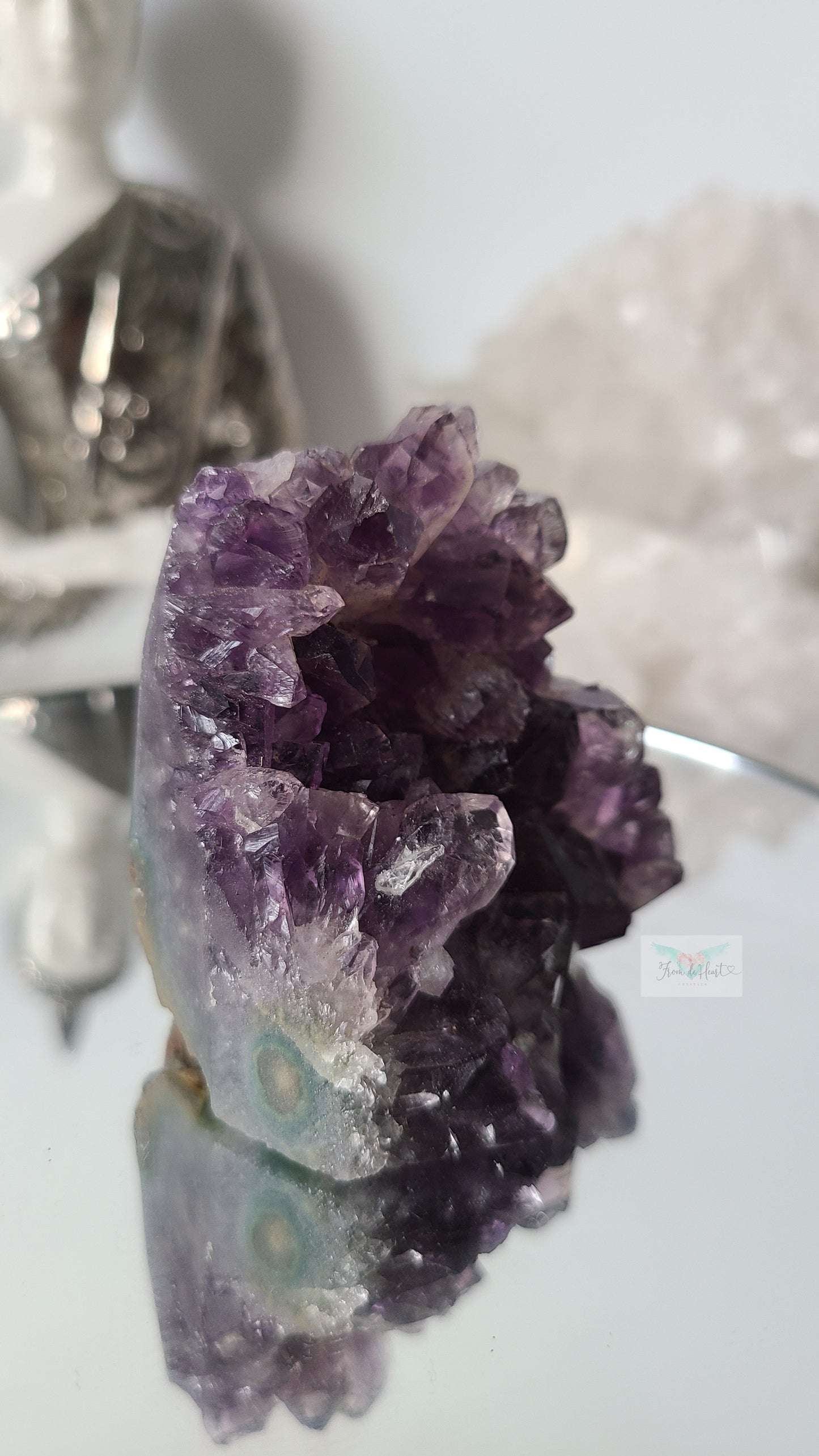 Cutbase Amethyst Cluster