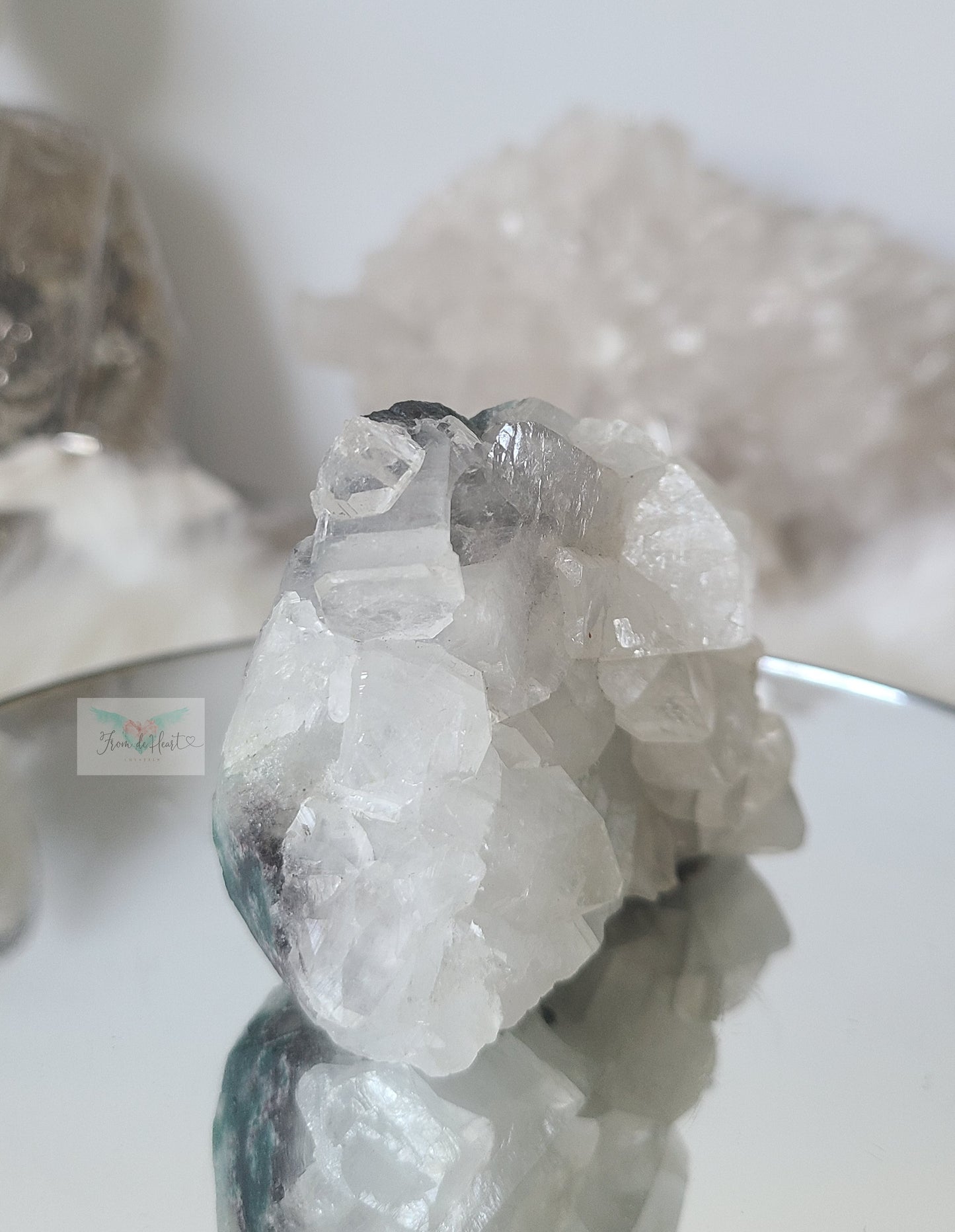 Apophyllite Cluster Self Standing