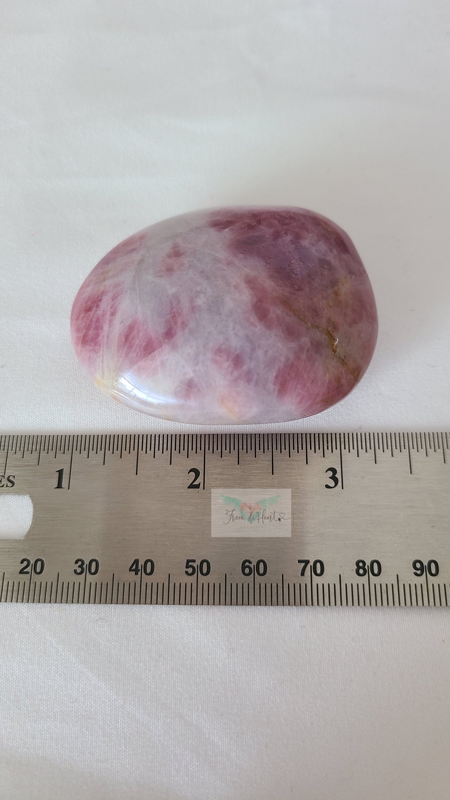 Lavender Rose Quartz Palmstone