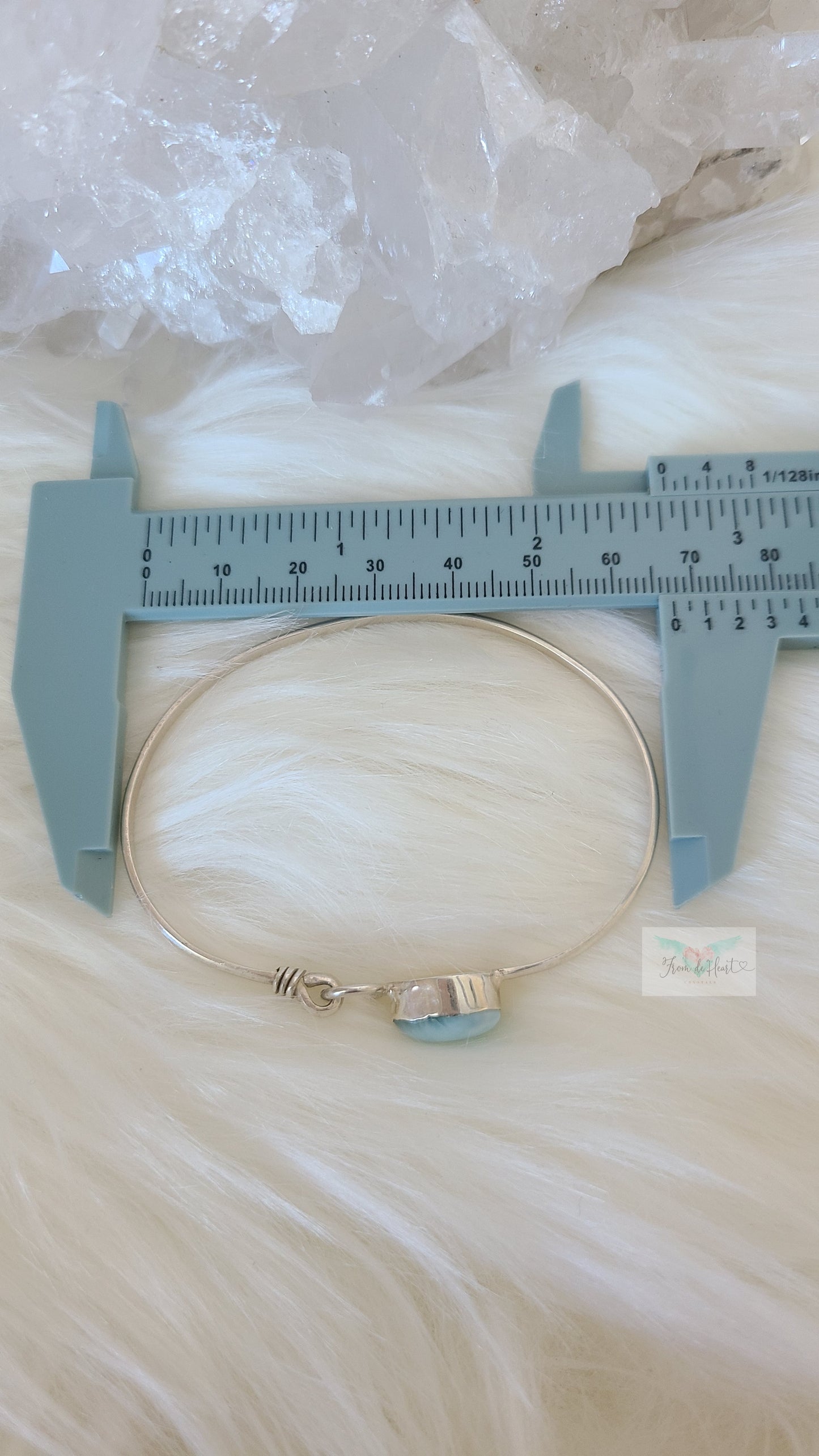 High Quality small Larimar Hook Bracelet