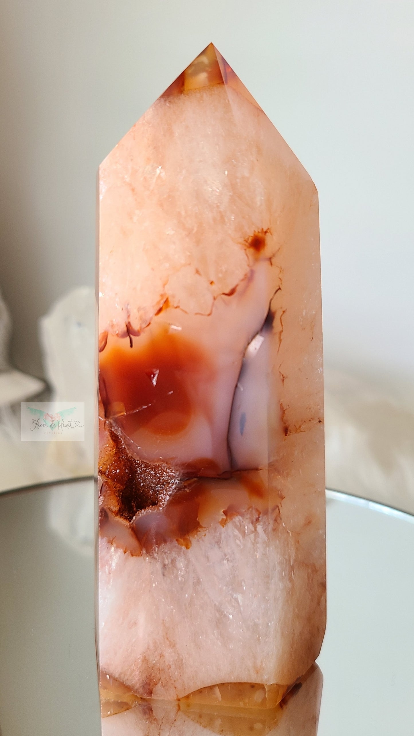 Carnelian and Quartz Tower (Medium)