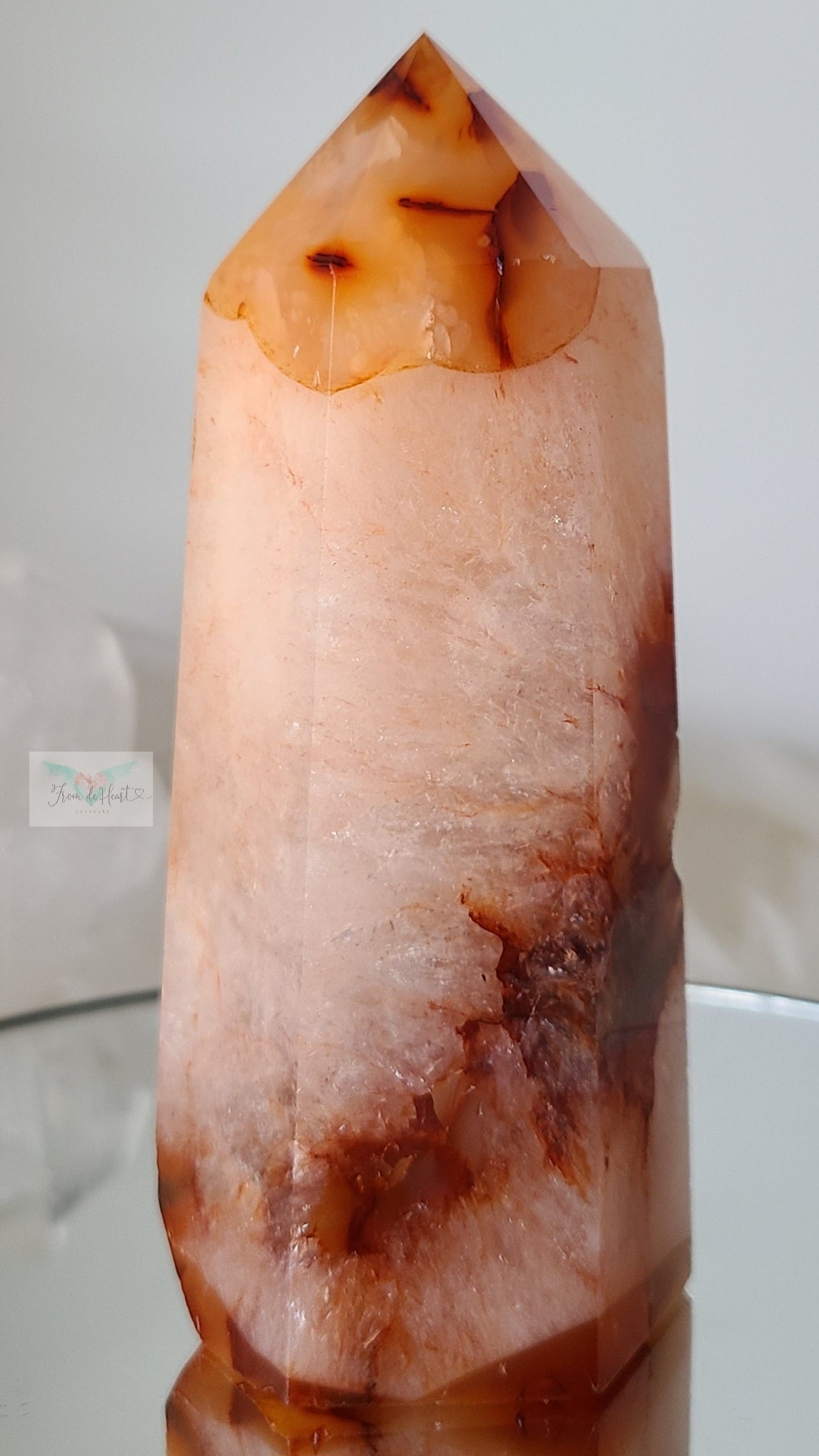 Carnelian and Quartz Tower (Medium)