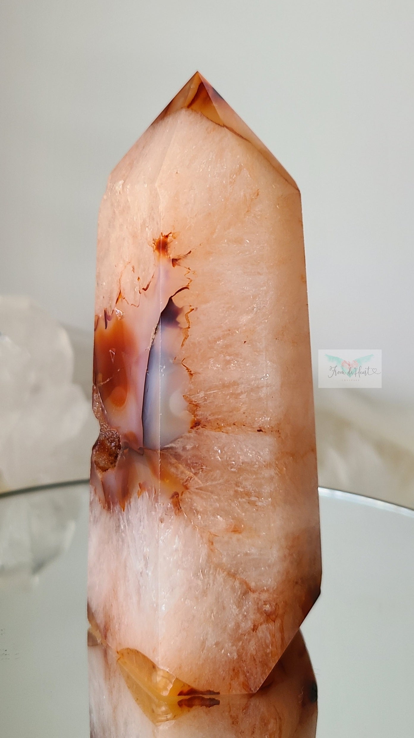 Carnelian and Quartz Tower (Medium)