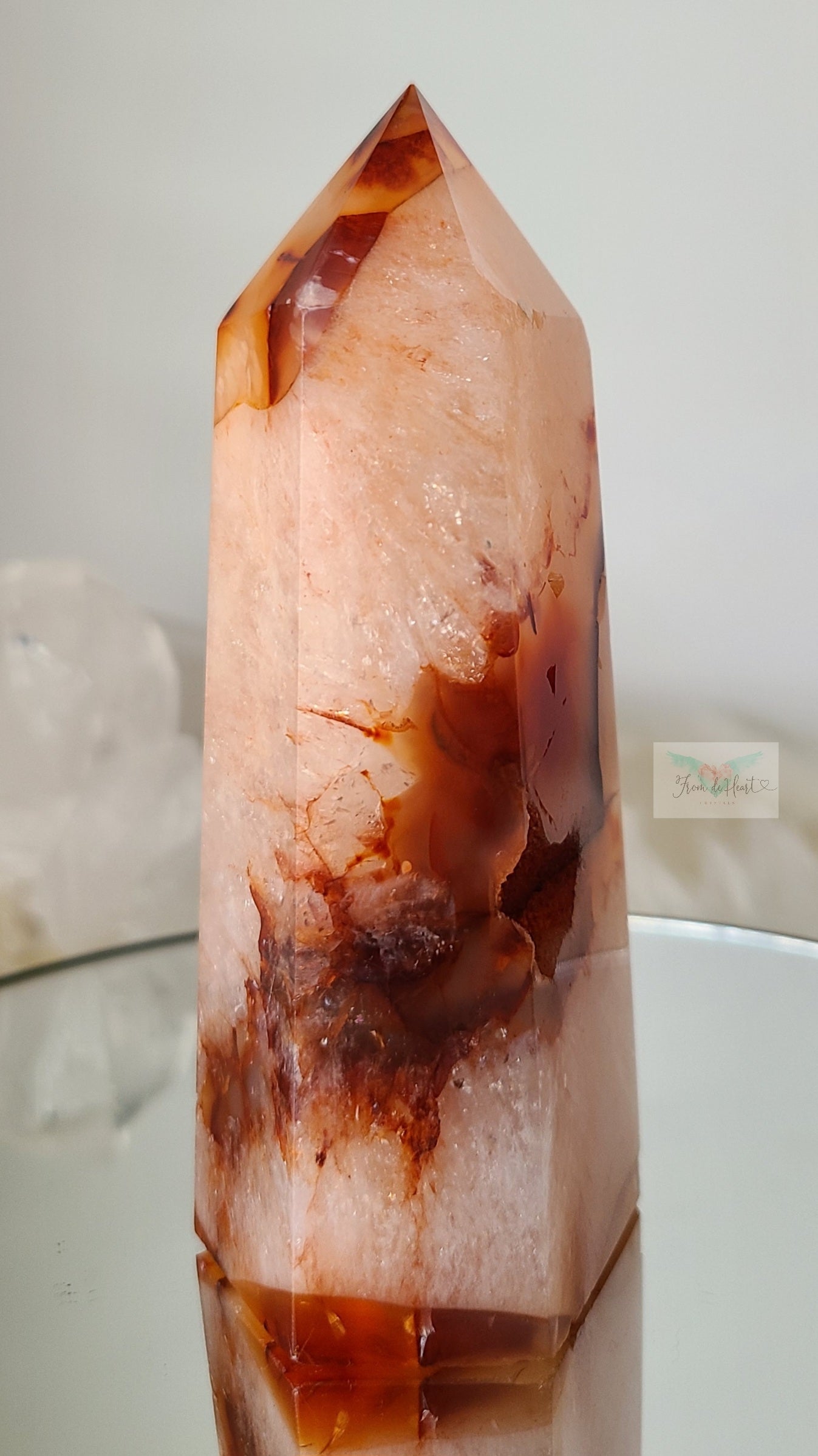 Carnelian and Quartz Tower (Medium)