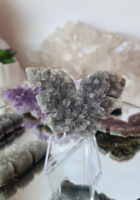 Black Amethyst Cluster Wings (B)