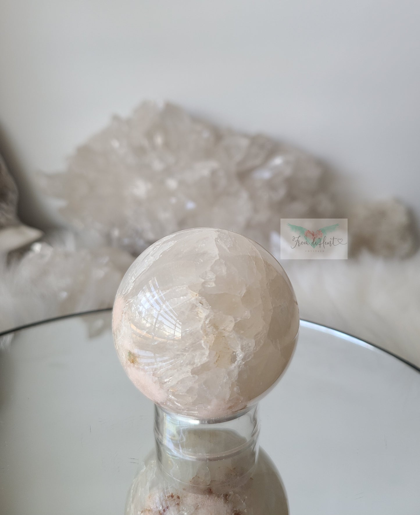 Quartz Flower Agate Sphere (Small) (SALE)