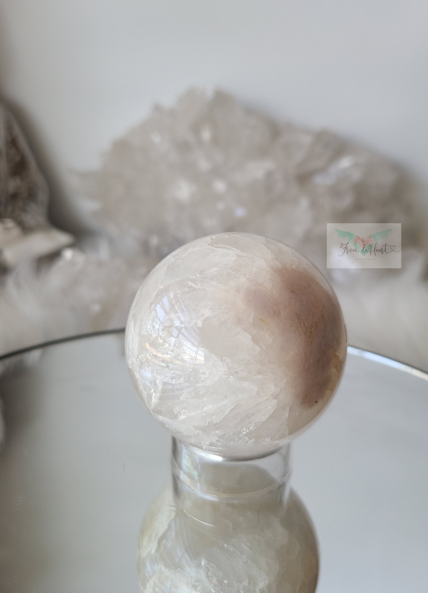 Quartz Flower Agate Sphere (Small) (SALE)