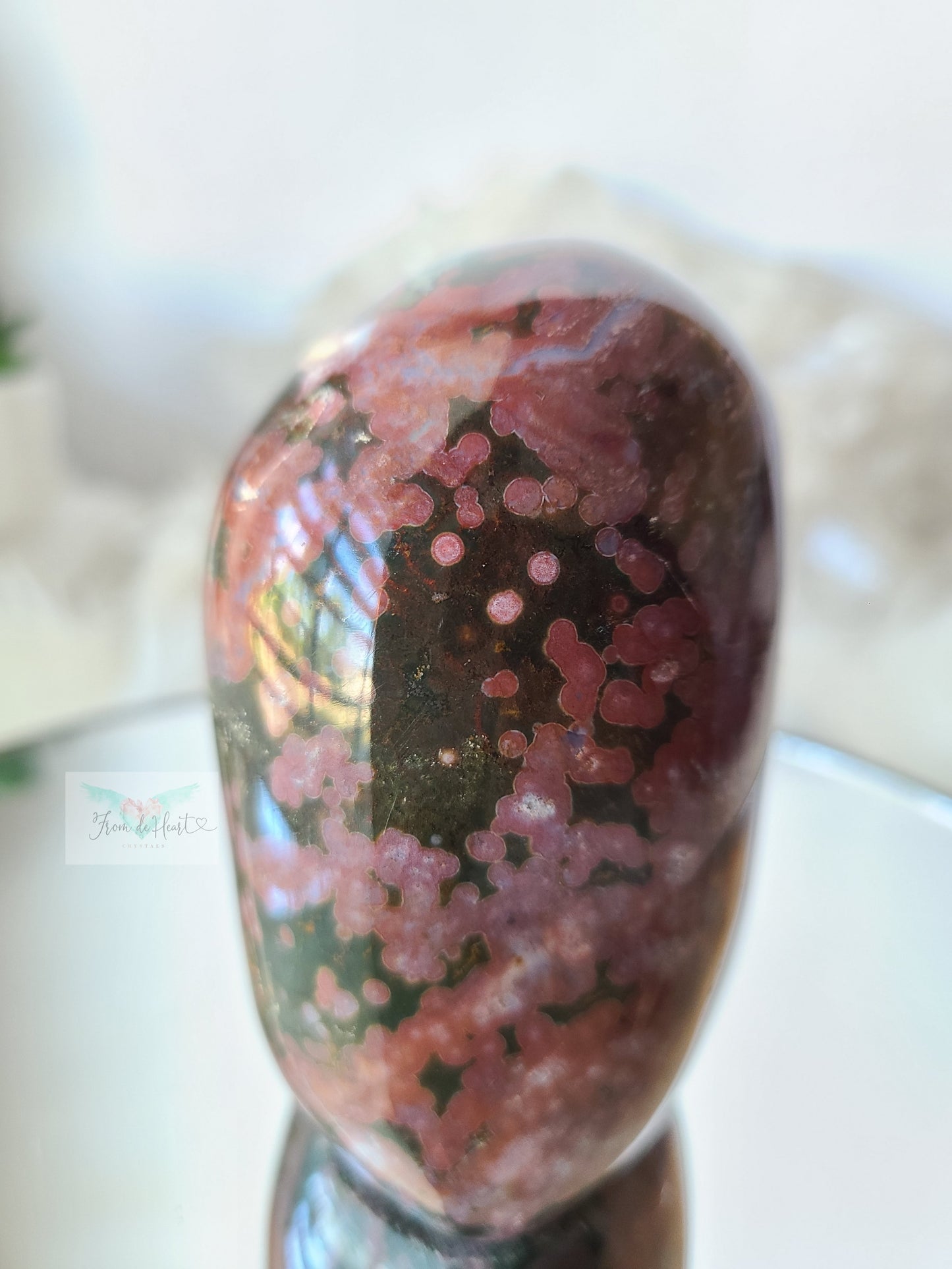 Cherry Red Ocean Jasper Free form (Rare Find)