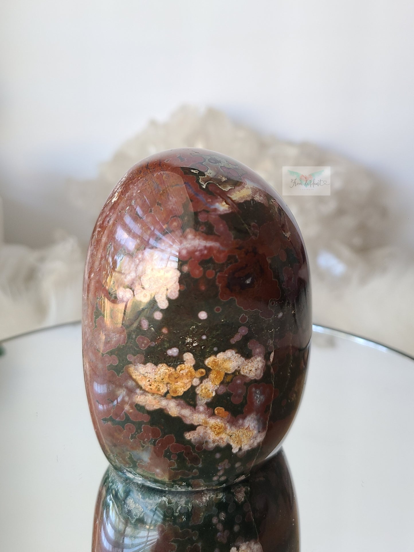 Cherry Red Ocean Jasper Free form (Rare Find)