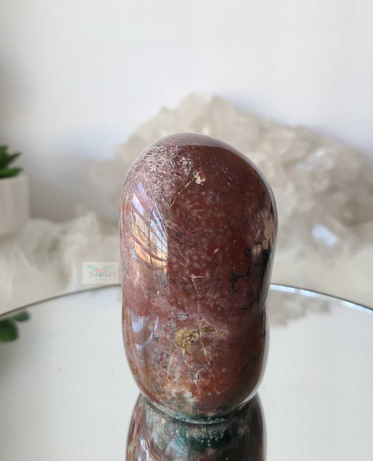 Cherry Red Ocean Jasper Free form (Rare Find)