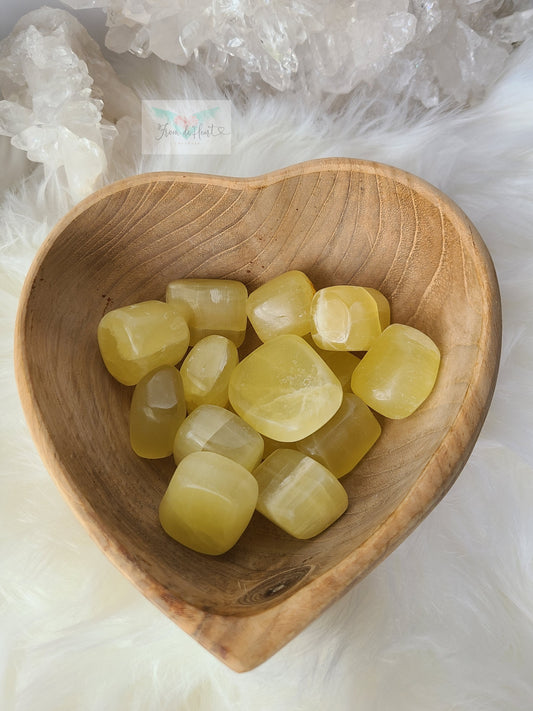 Lemon Calcite Tumbles (Intuitively Chosen)